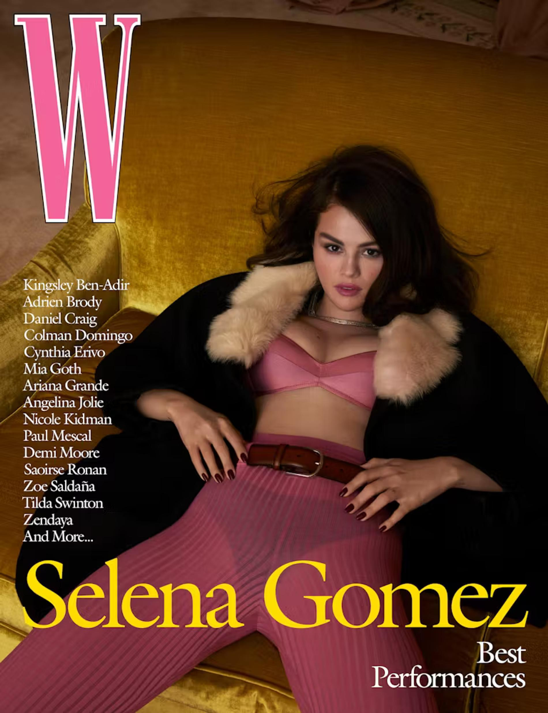 Селена Гомес на обложке WMagazine. Фото: Инстаграм (запрещен в РФ) @wmag