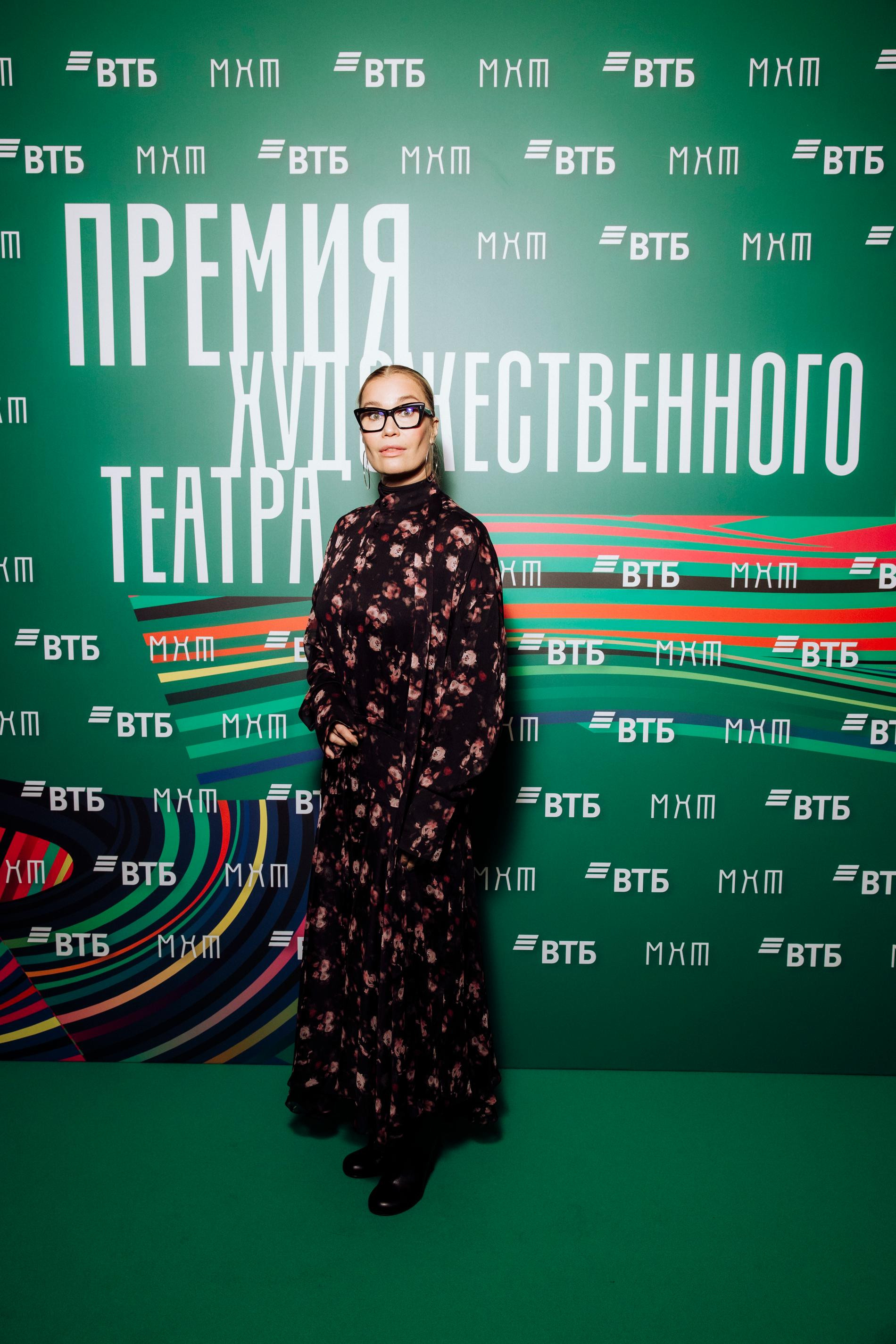 Кристина Бабушкина на церемонии вручения «Премии Художественного театра». Фото: пресс-служба МХТ им. А. П. Чехова