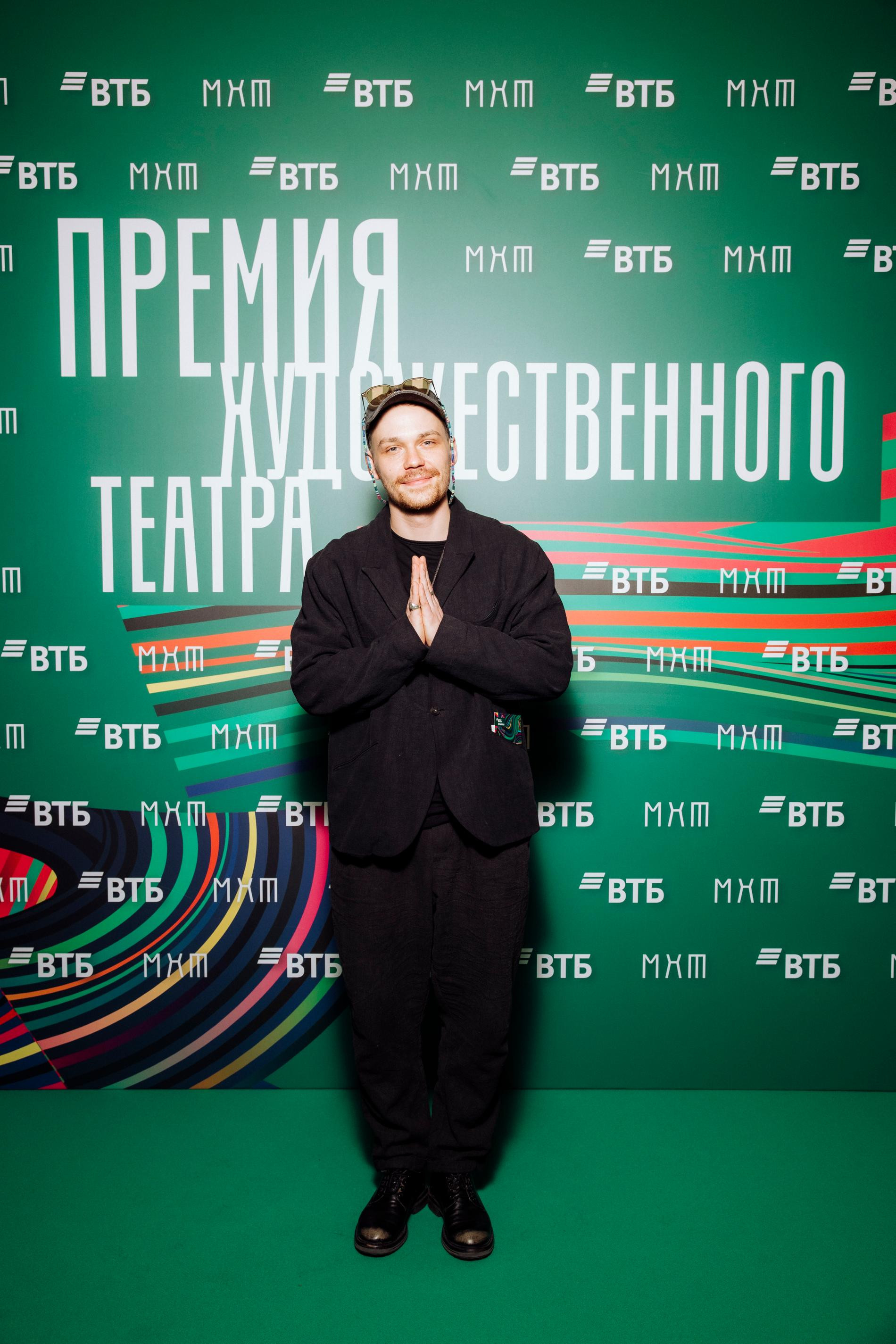 Роман Евдокимов на церемонии вручения «Премии Художественного театра». Фото: пресс-служба МХТ им. А. П. Чехова
