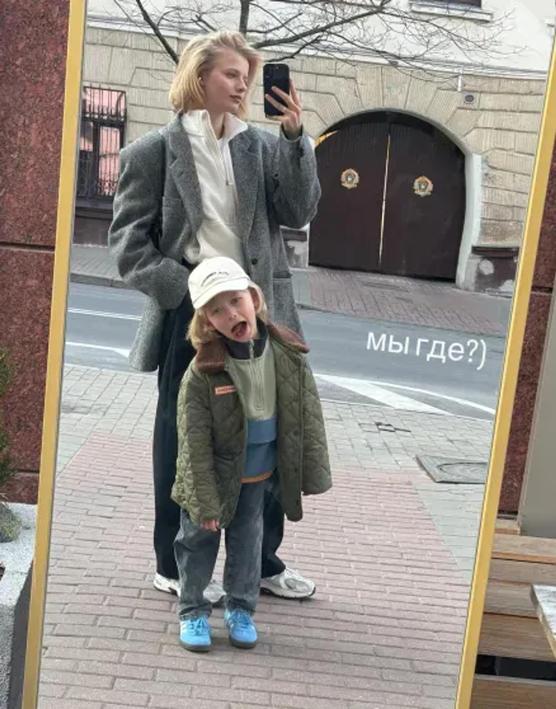 Саша Бортич с четырехлетним сыном. Фото: Инстаграм* @bortich