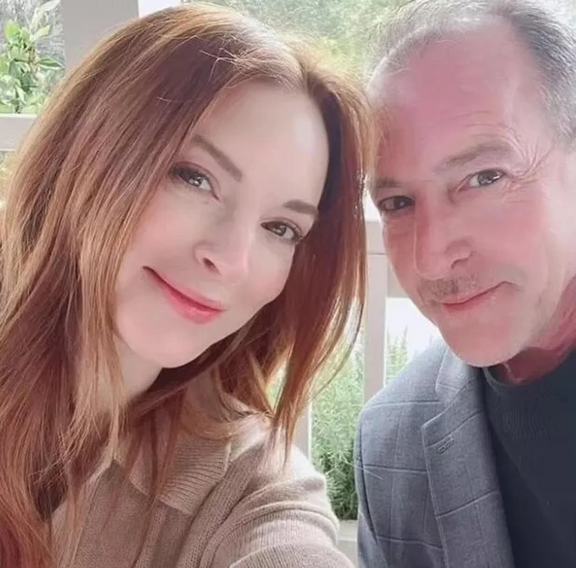Линдси и Майкл Лохан. Фото: Инстаграм (запрещён в РФ) @lindsaylohan