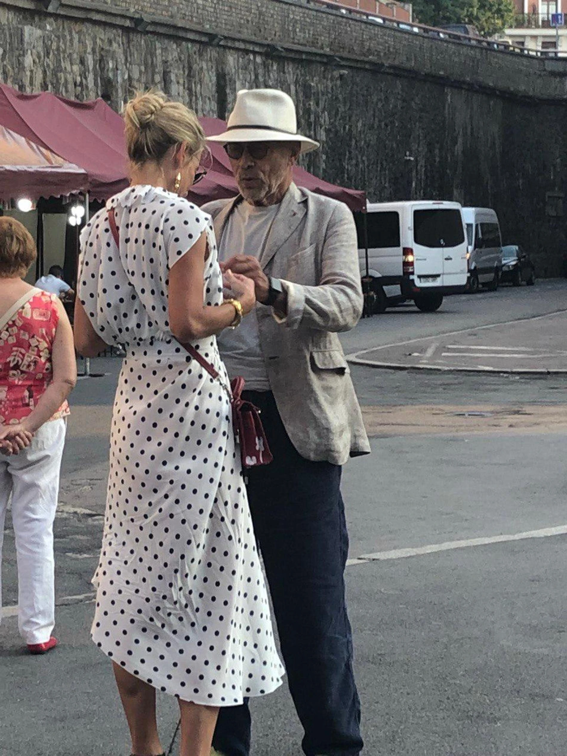Андрей Кончаловский и Юлия Высоцкая. Фото: Telegram @vysotskayaofficial