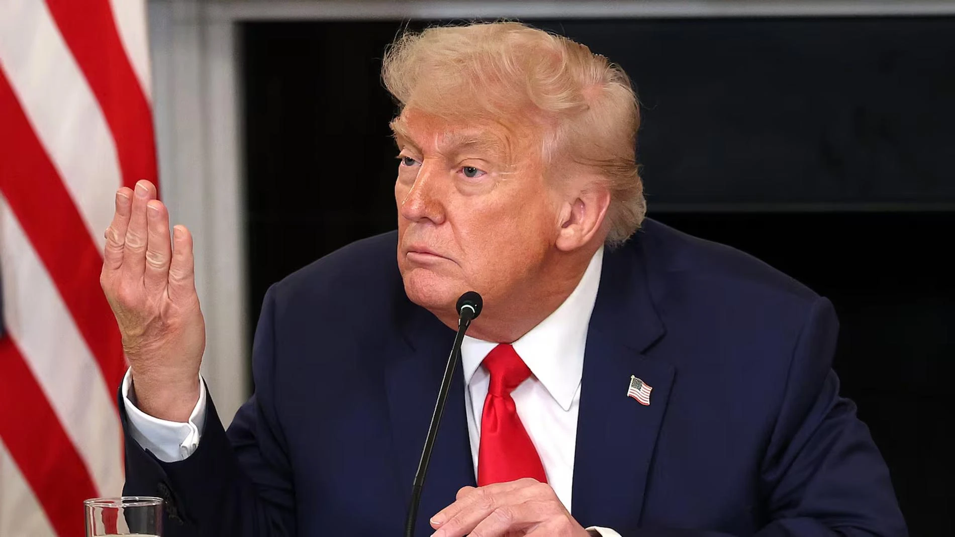 Синяк на руке Дональда Трампа. Фото: Getty Images