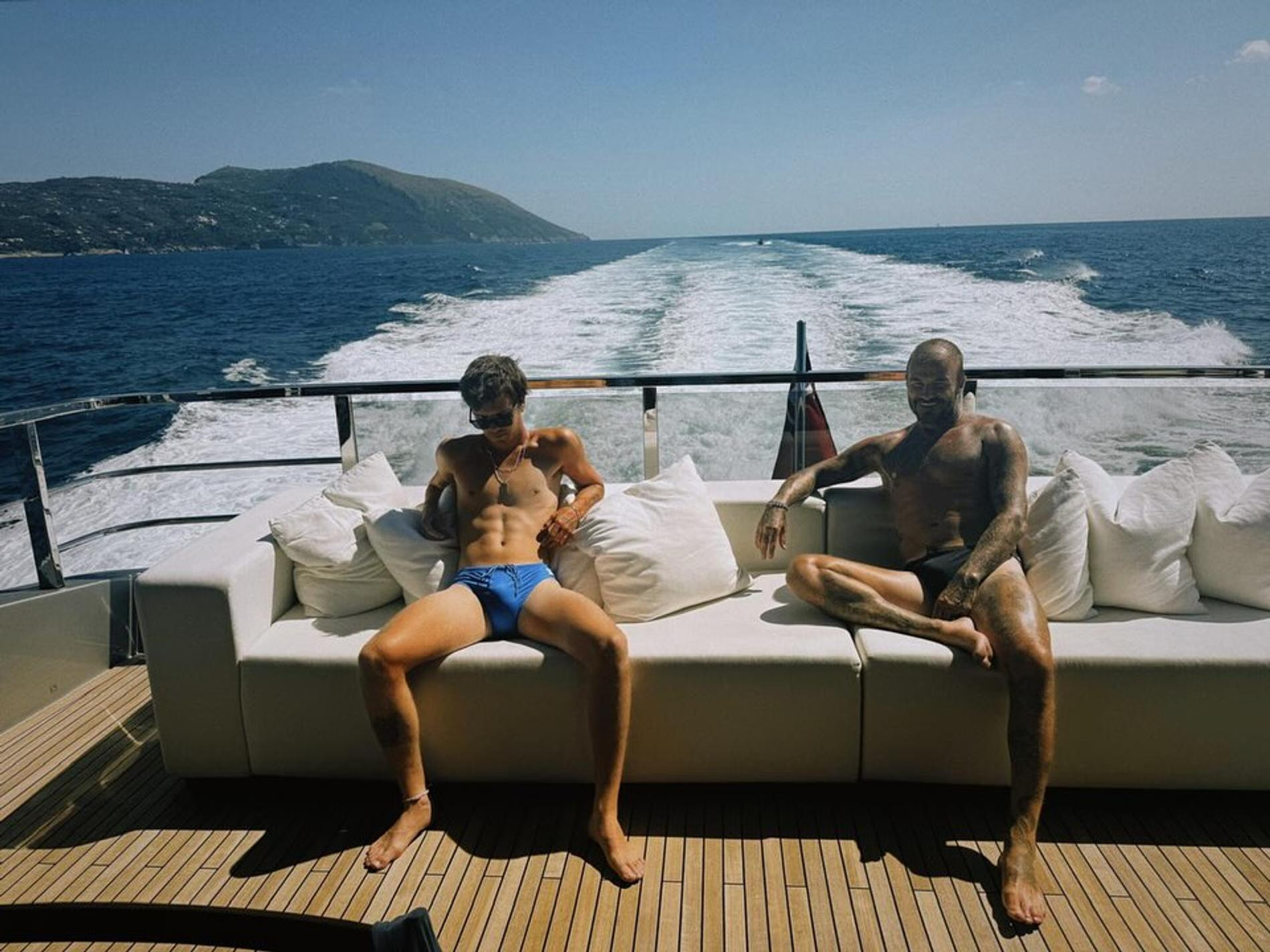 Круз и Дэвид Бекхэм. Фото: Инстаграм (запрещён в РФ) @cruzbeckham