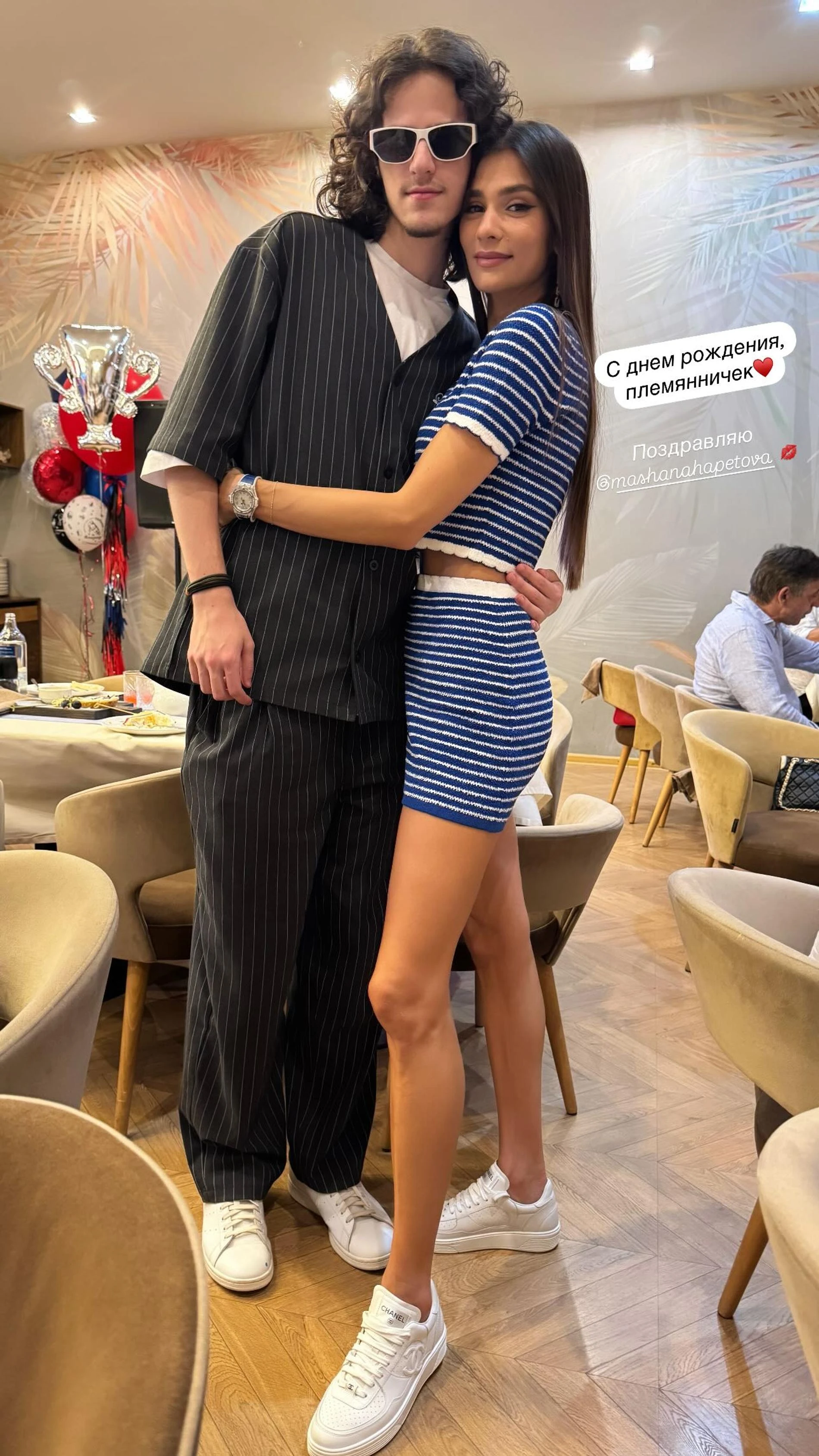 Анастасия Шубская с Кириллом. Фото: Инстаграм (запрещён в РФ) @nastyaschubskaya