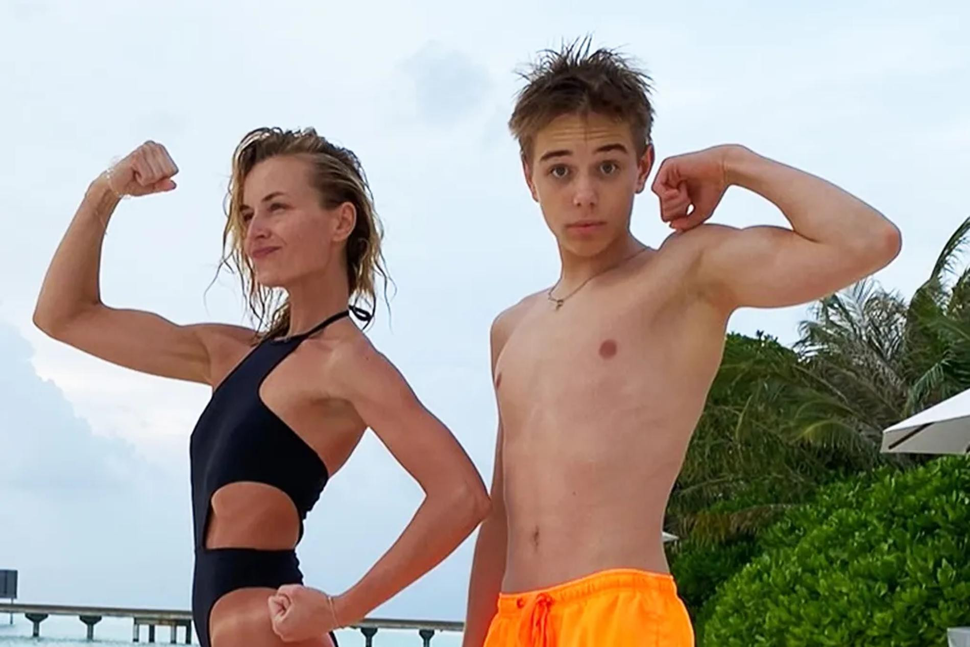 Полина Гагарина с сыном Андреем. Фото: Инстаграм (запрещён в РФ) @gagara2987