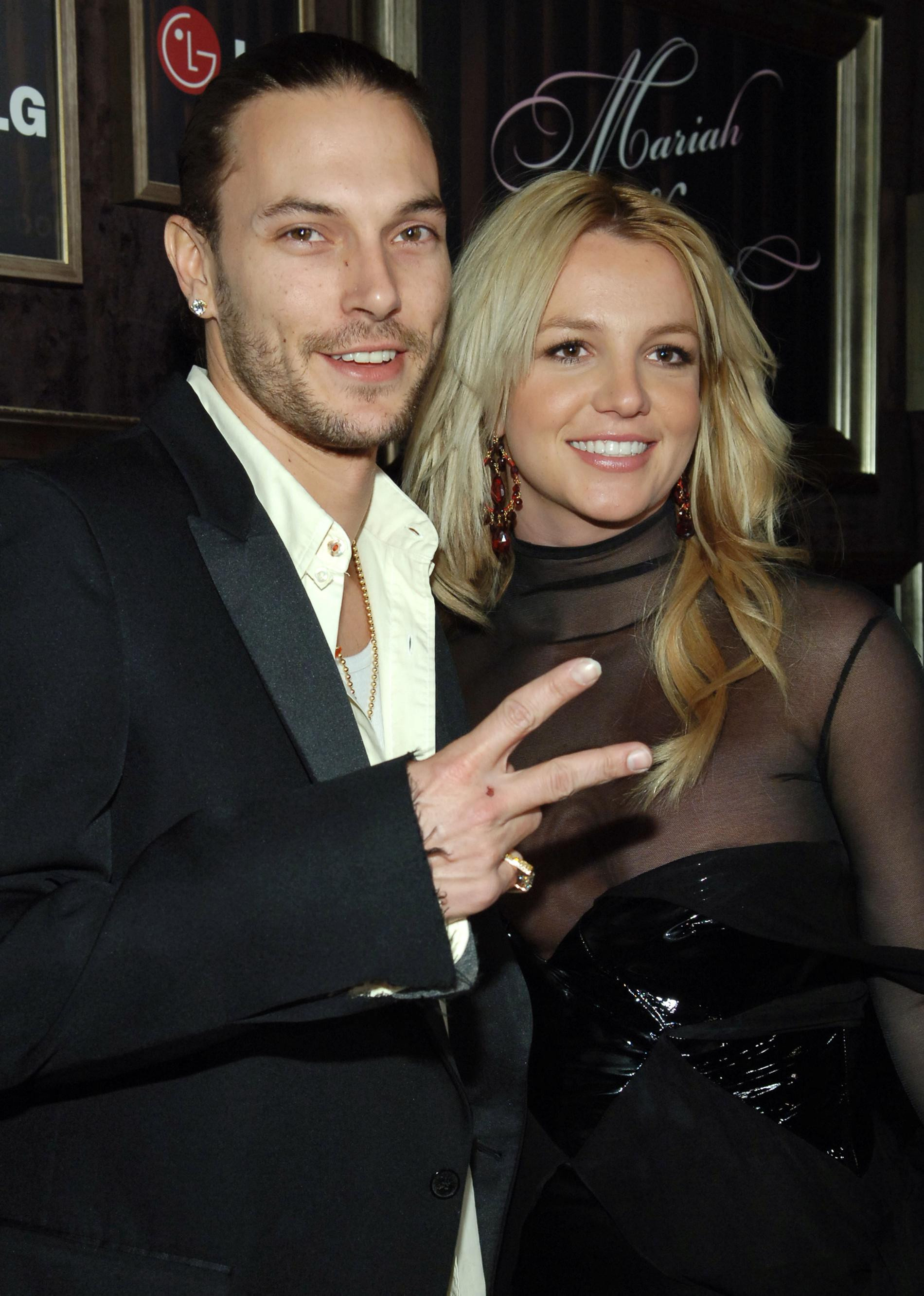 Бритни Спирс и Кевин Федерлайн. Фото: Getty images