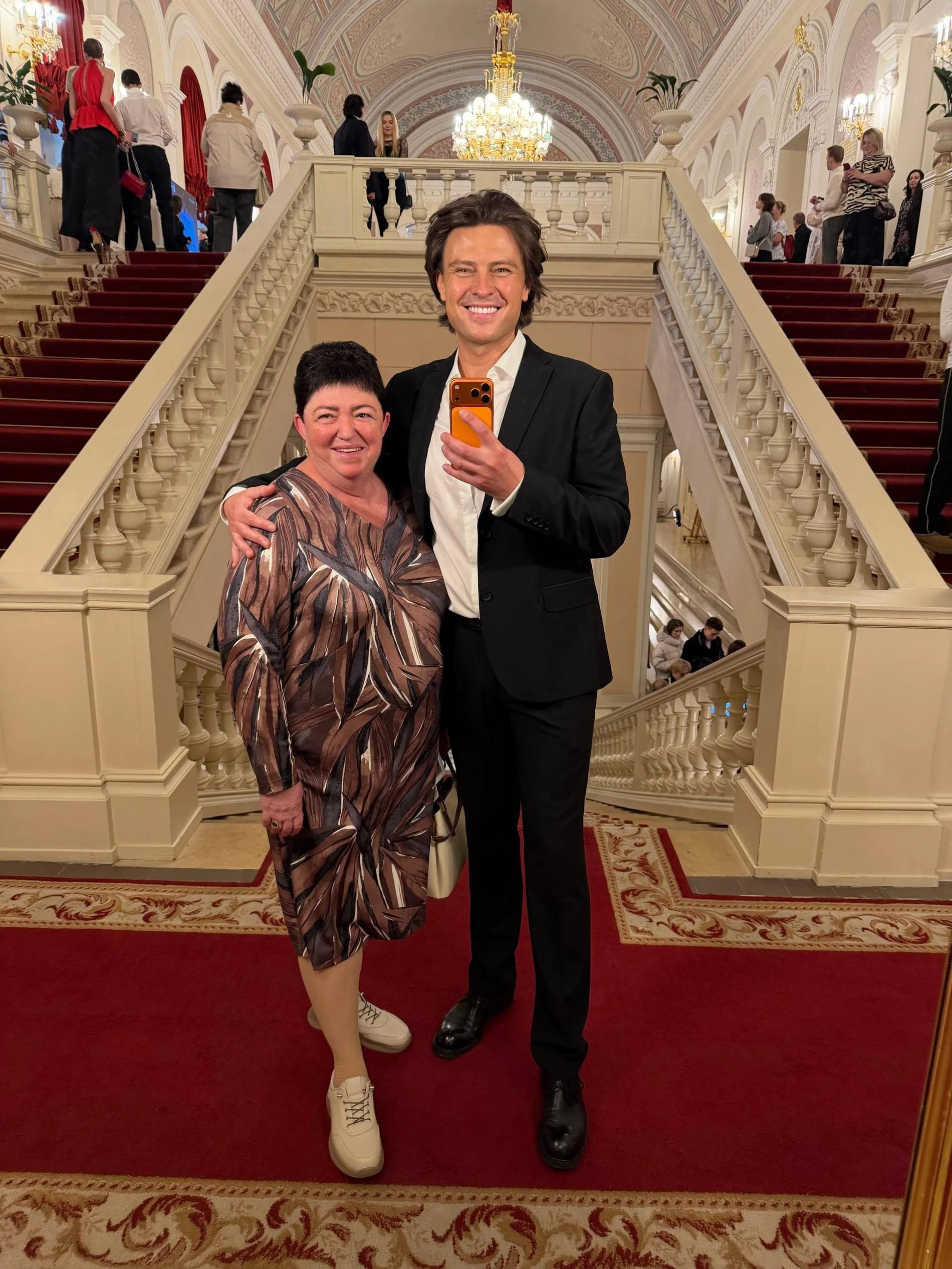 Прохор Шаляпин с мамой. Фото: Telegram-канал Прохор Шаляпин