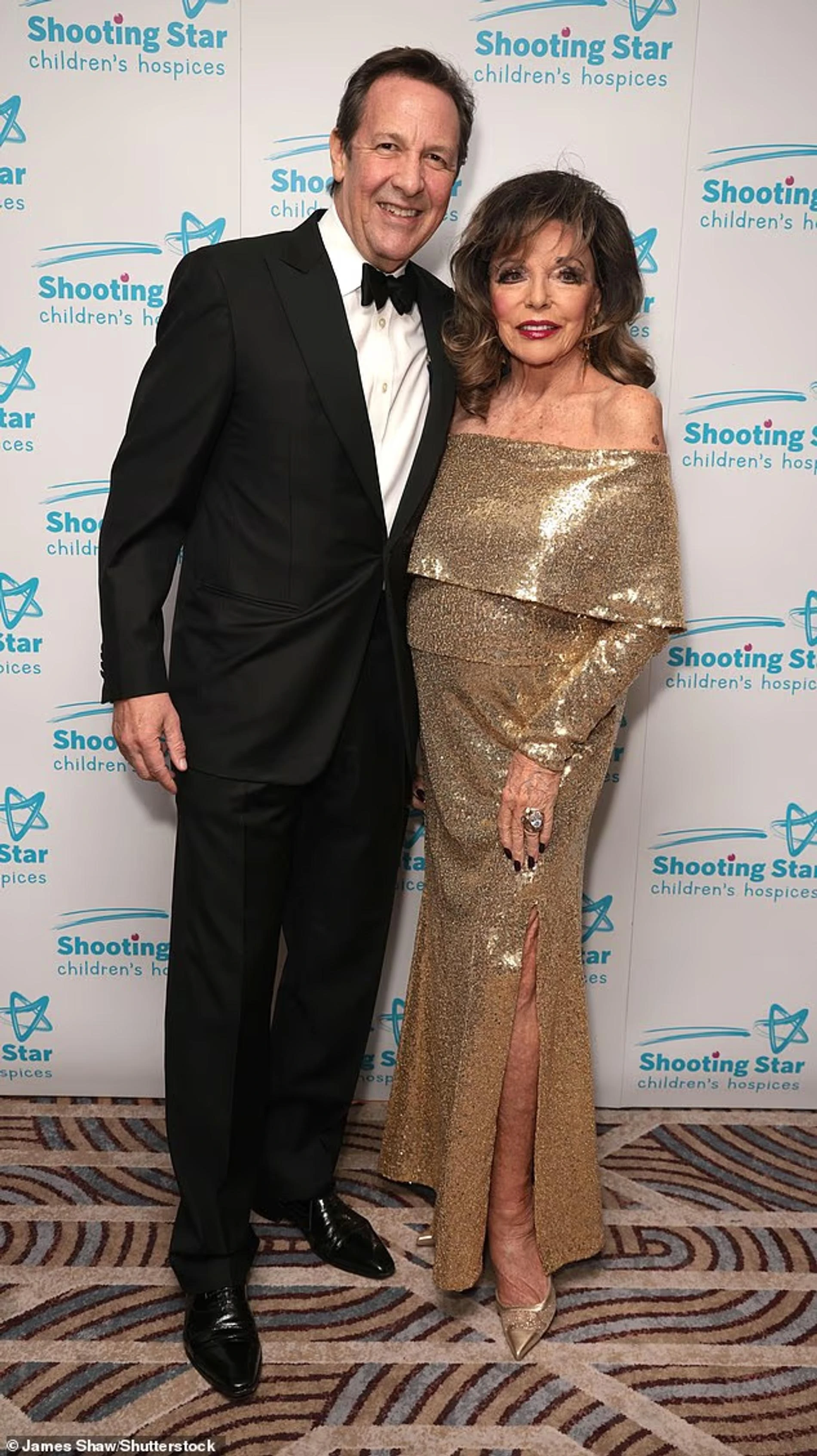 Перси Гибсон и Джоан Коллинз. Фото: Daily Mail