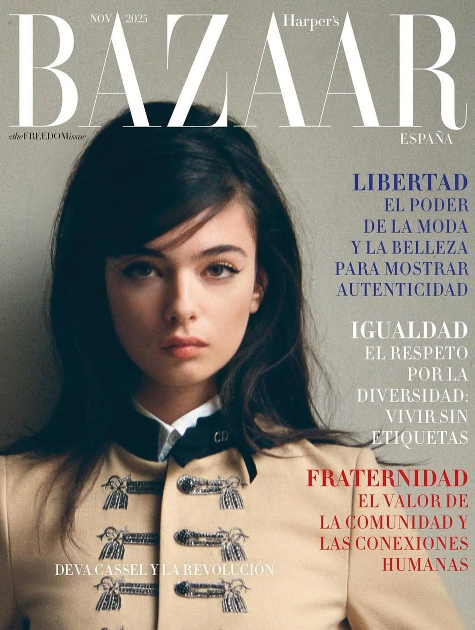 Дева Кассель на обложке Harper's Bazaar. Фото: Harper's Bazaar