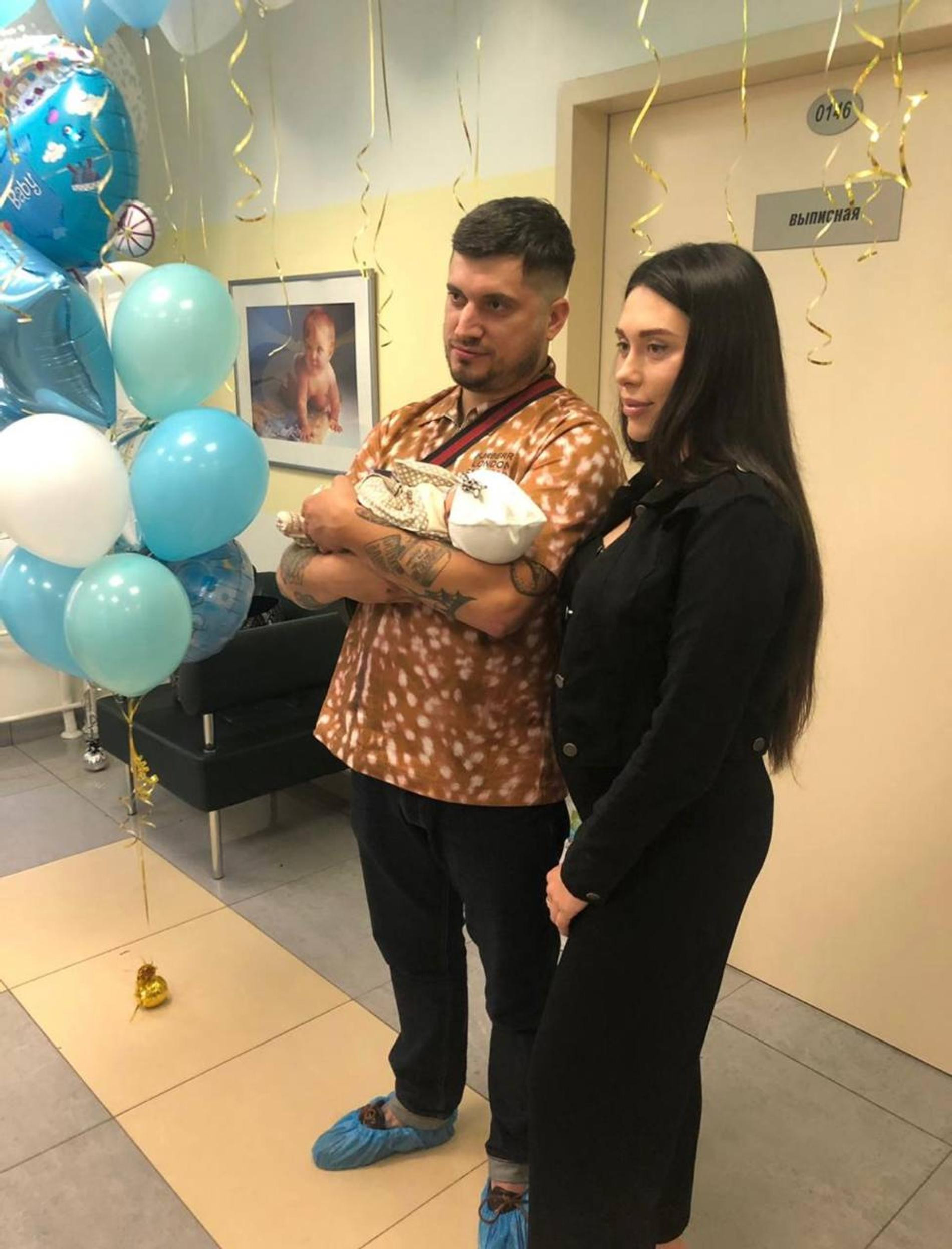 Ева Карицкая и Паша Техник. Фото: ТГ-канал evakaritskaua