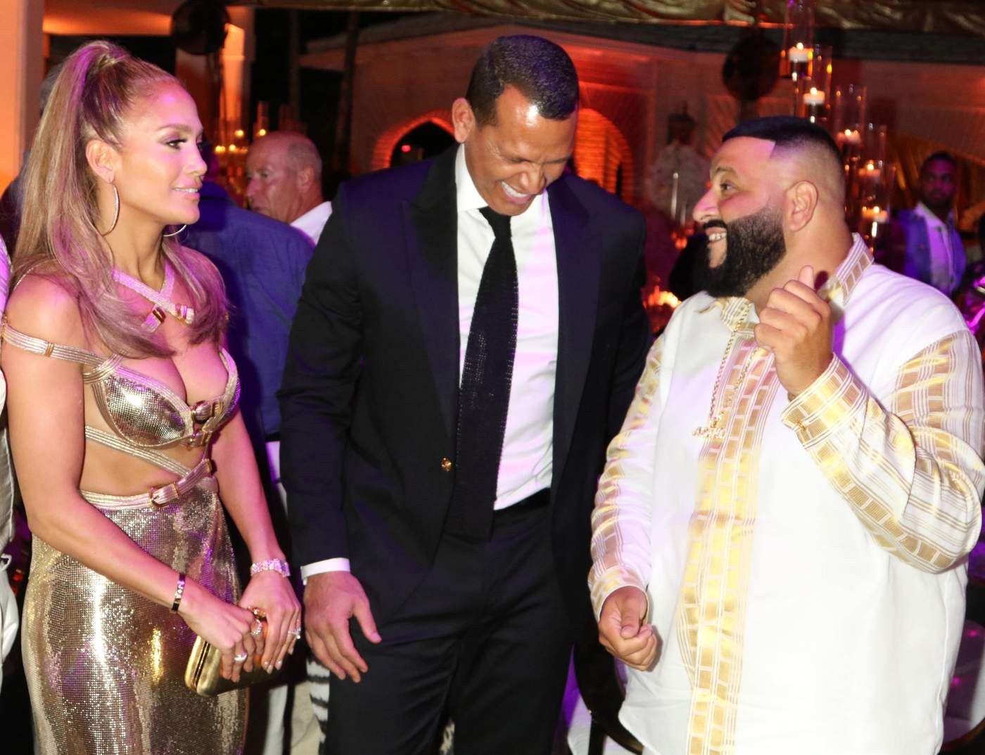 Дженнифер Лопес, Алекс Родригес и DJ Khaled