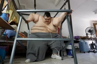 Самый тяжелый человеческий. Хуан Педро Франко 600 кг. Хуан Педро Франко самый толстый человек. Хуан Педро Франко Салас 2018.