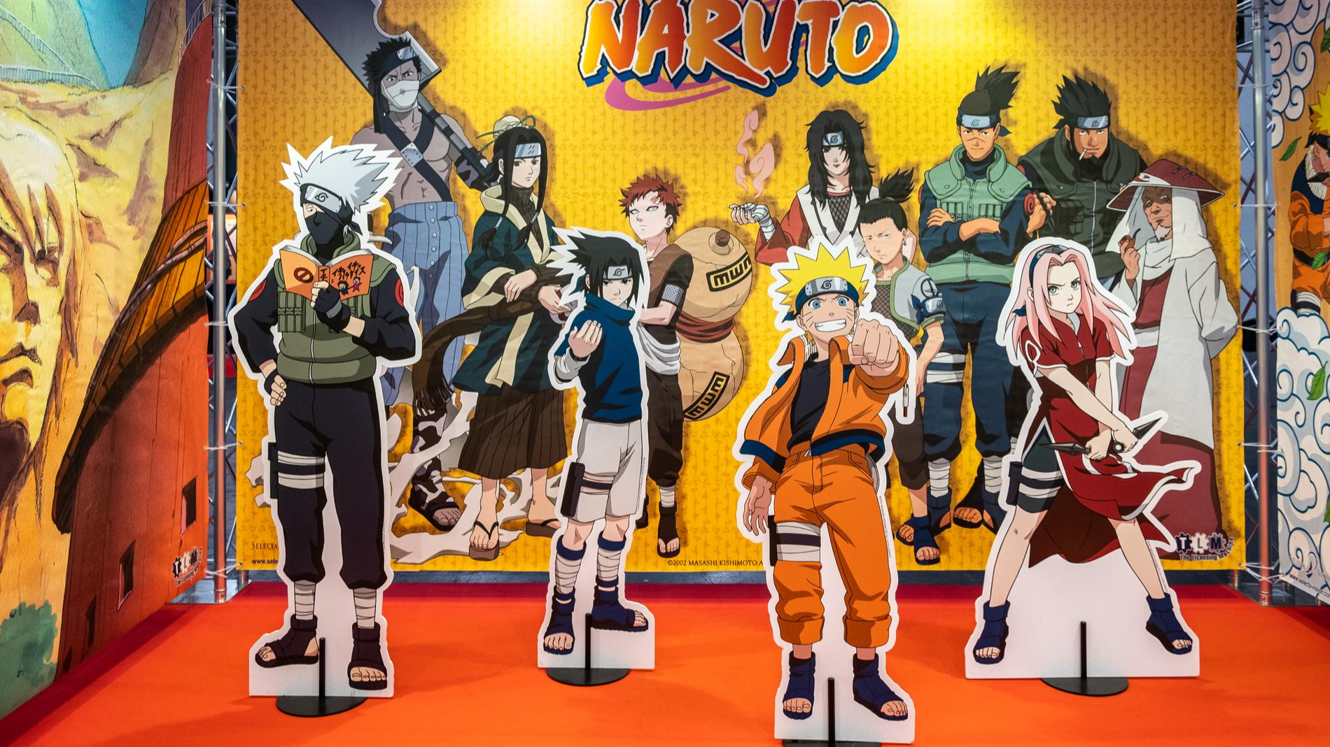 Сцена для селфи на фестивале в честь аниме Naruto. Фото: Getty Images