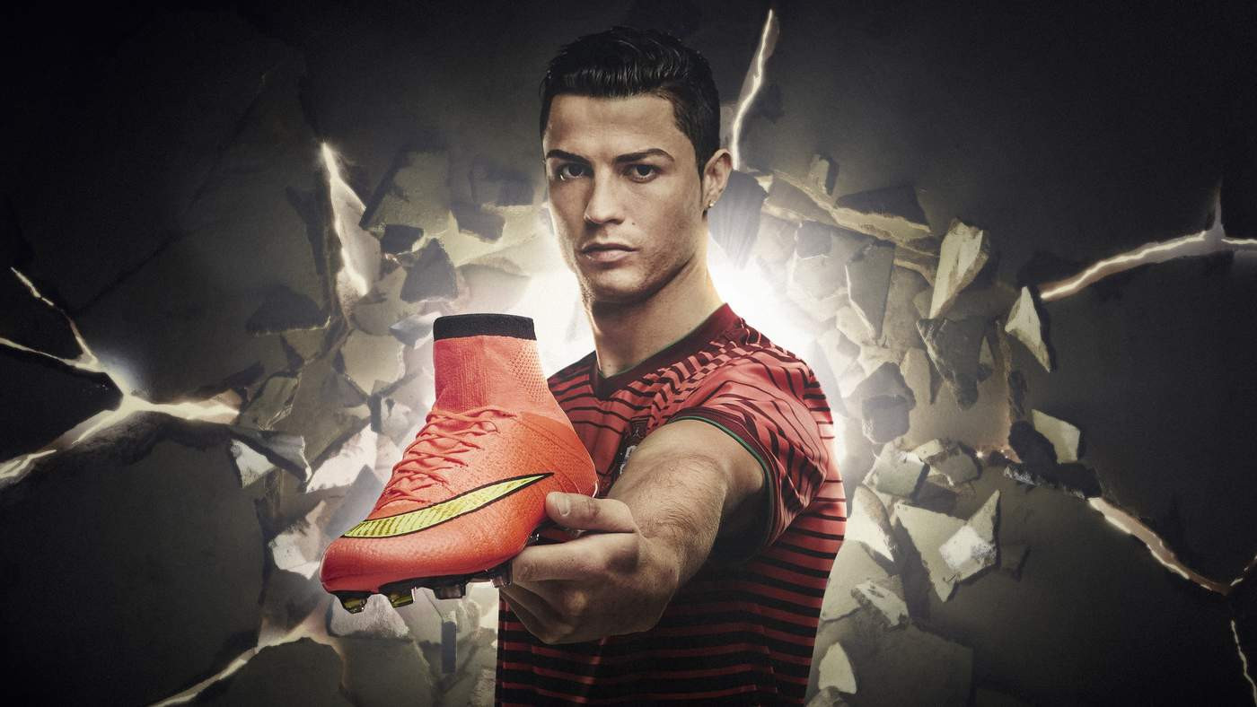 Фото: Рекламный баннер Nike с Криштиану Роналду