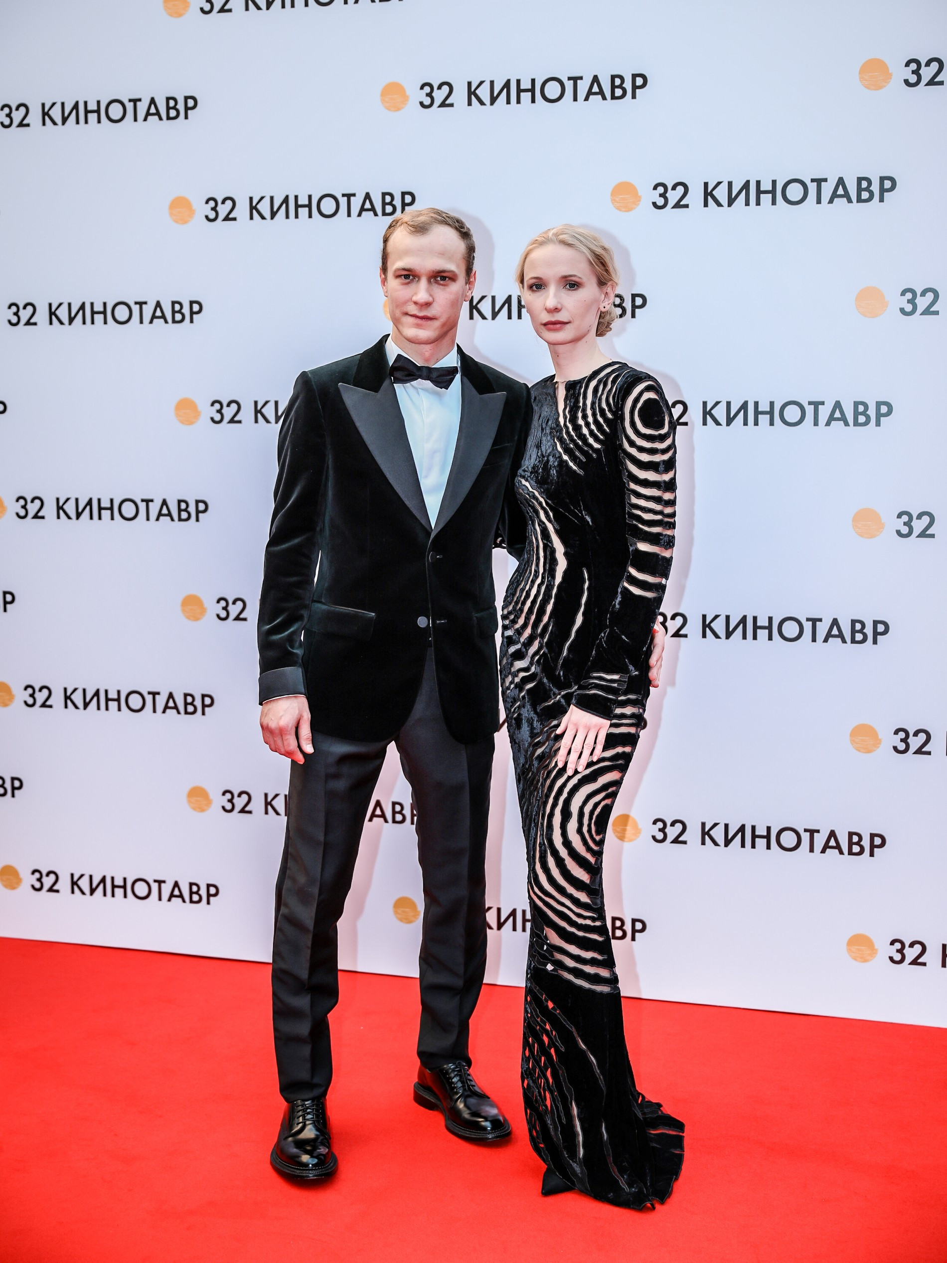 Юрий Борисов с супругой