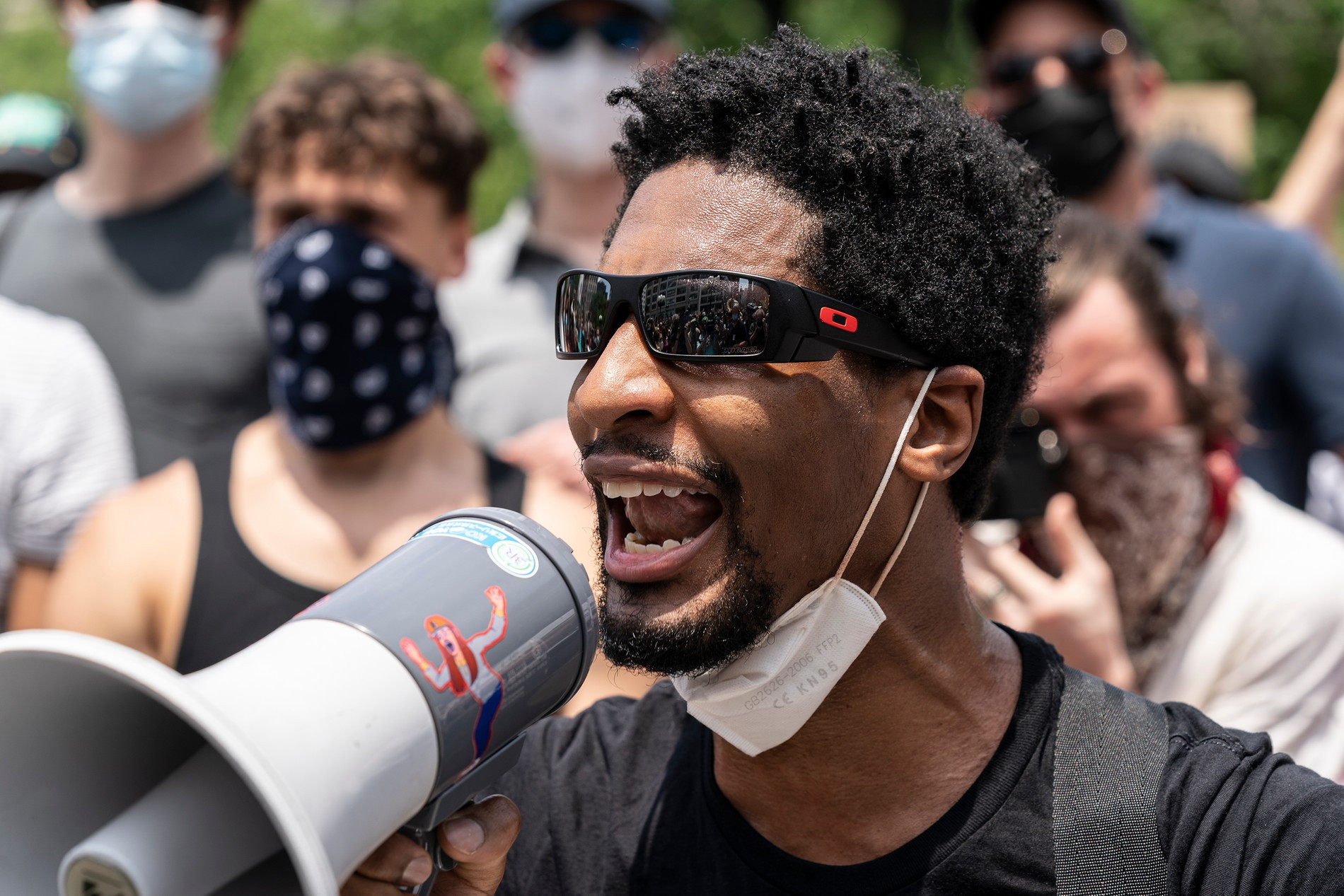 Джон Батист на протестах в 2020 году
Фото: Getty Images 