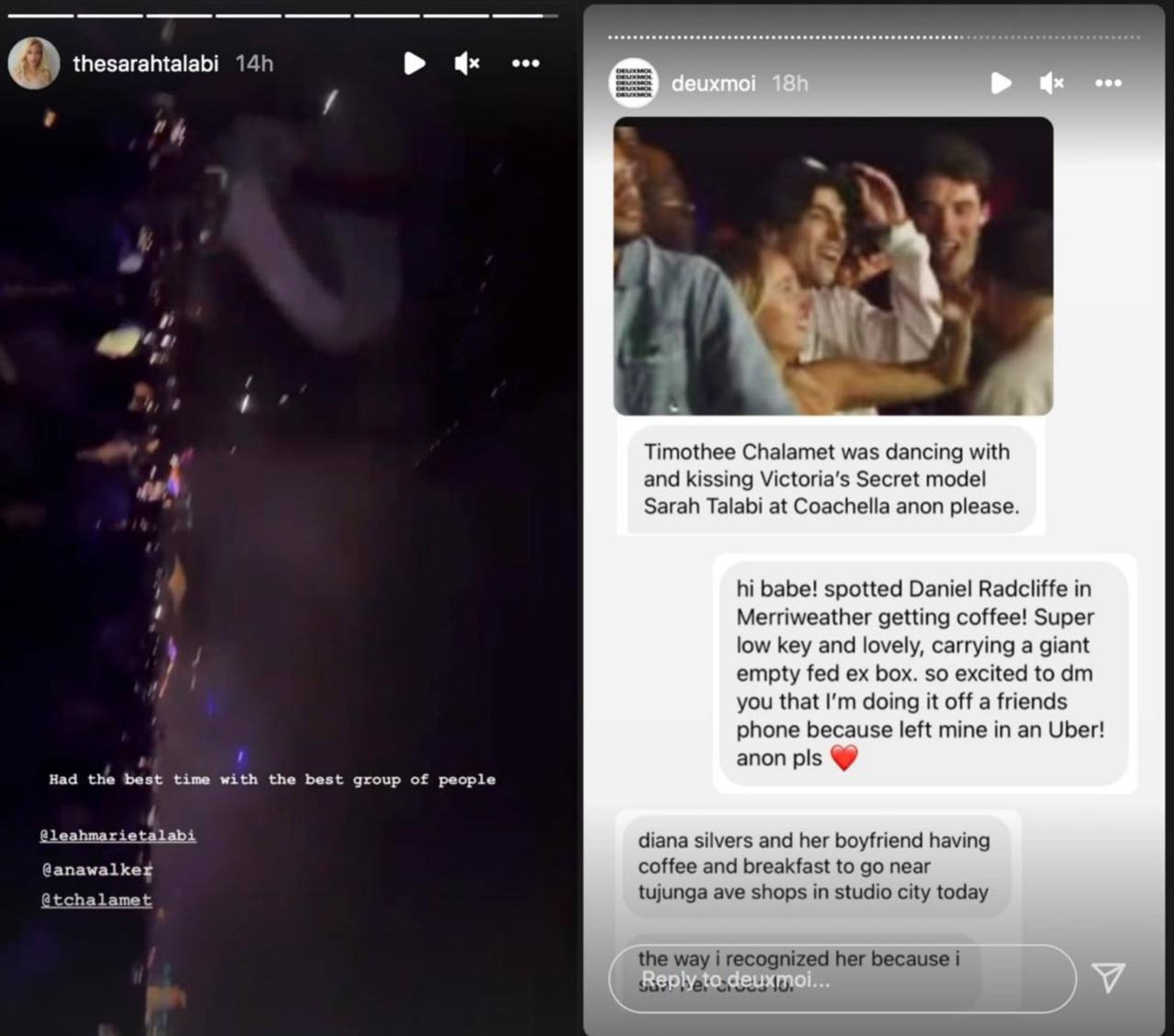 «Провела лучшее время в лучшей компании людей»
Фото: Instagram (запрещен в РФ) Сары Талаби