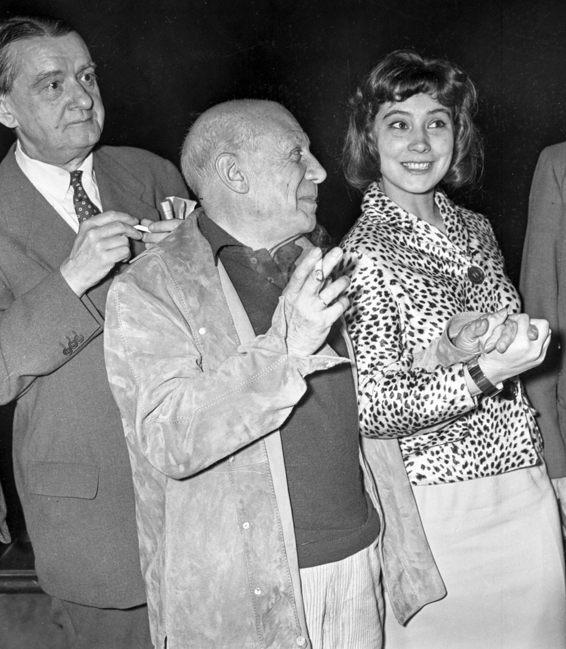 Пабло Пикассо и Татьяна Самойлова, 1958