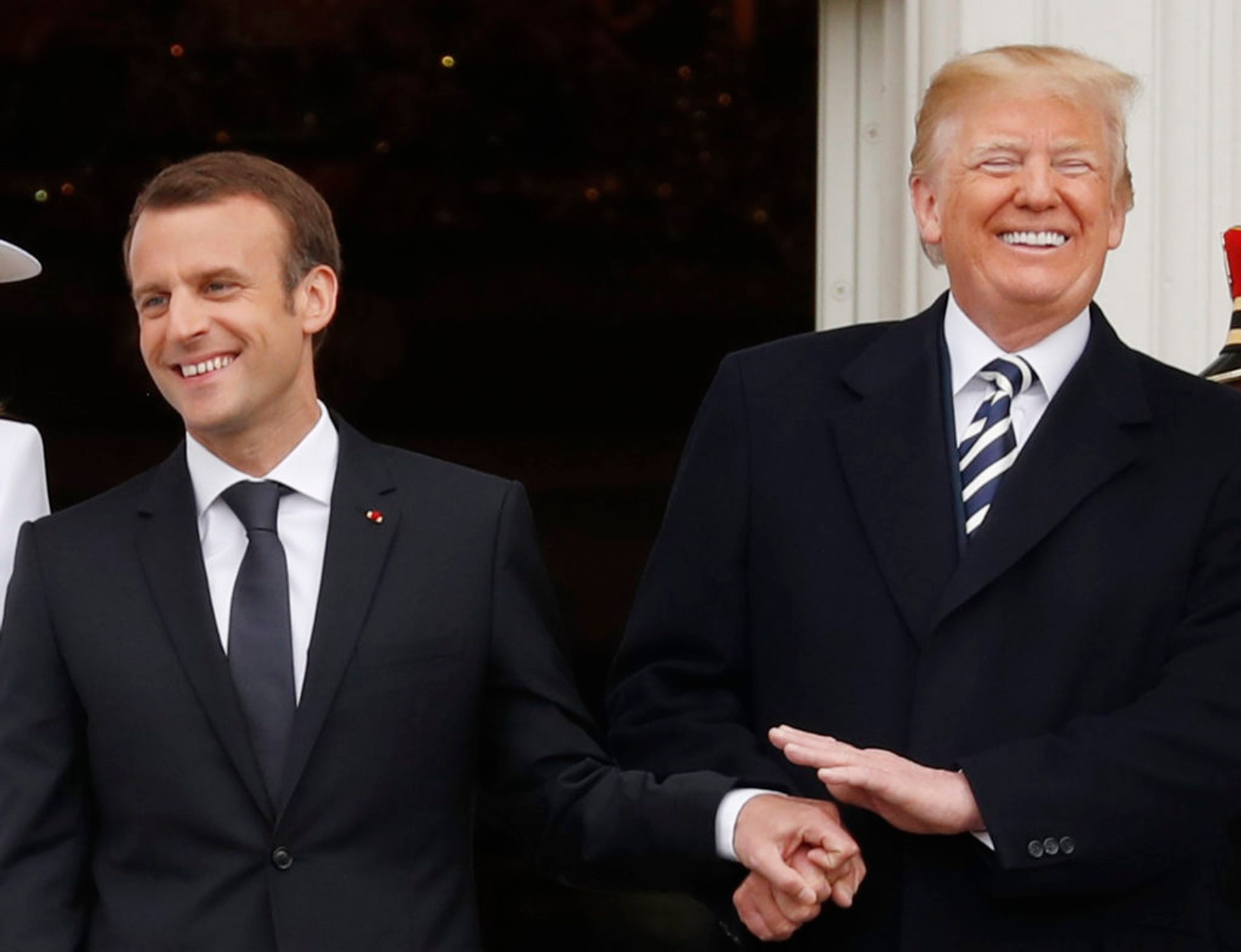 Дональд Трамп и Эммануэль Макрон
Фото: Reuters 