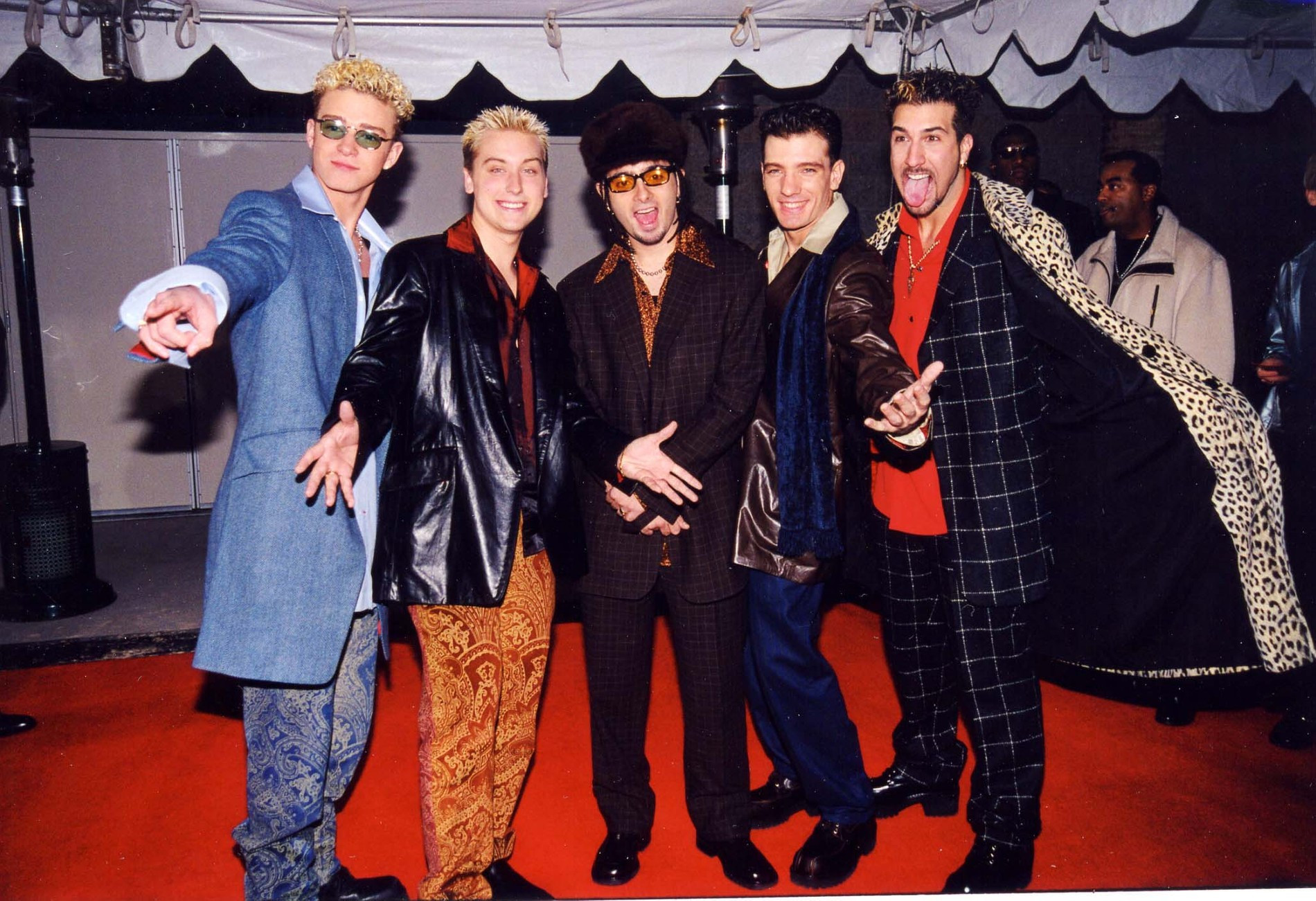 Группа NSYNC на премии Billboard Awards в 1998 году. Фото: Getty Images