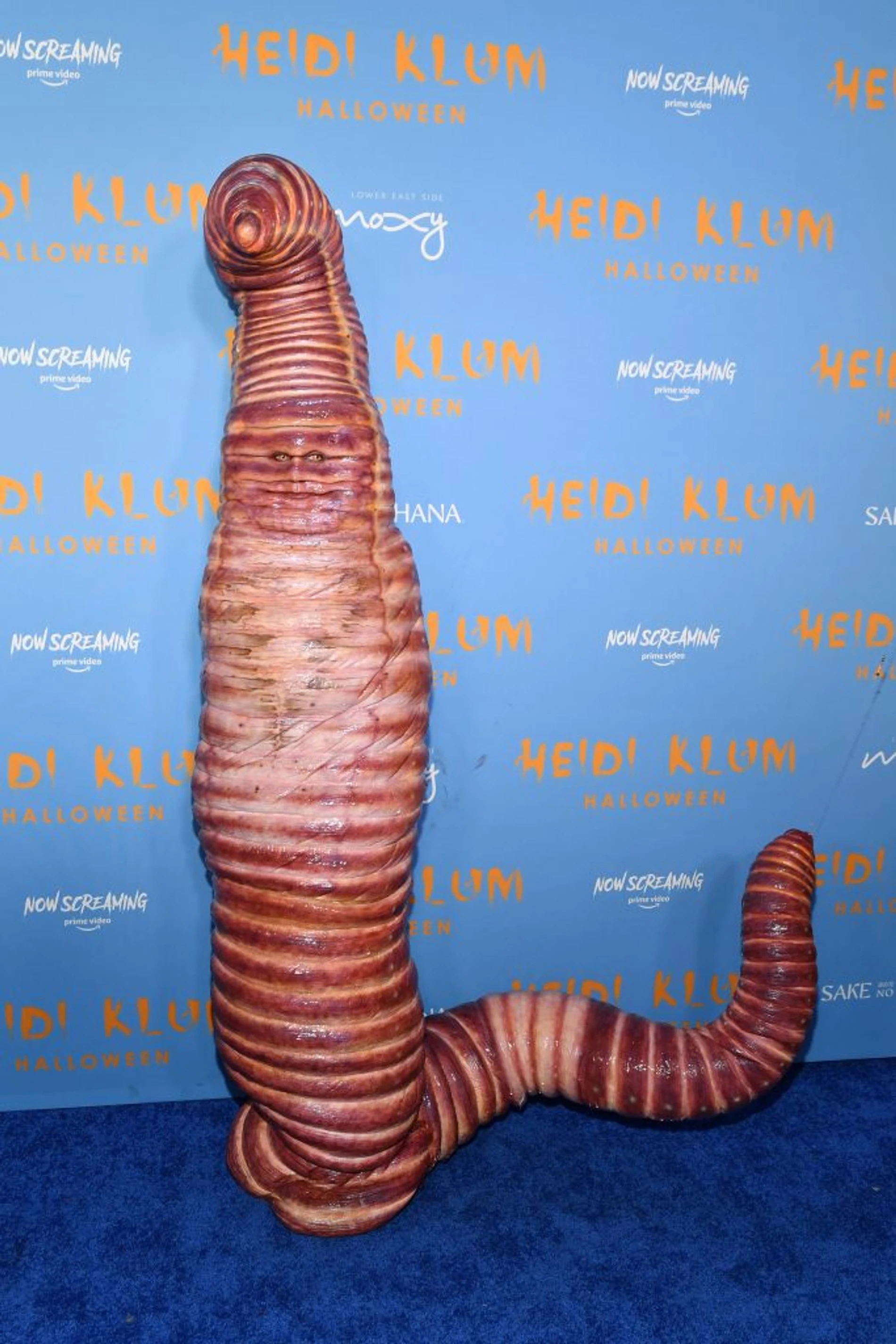 Хайди Клум в костюме червя
Фото: Getty