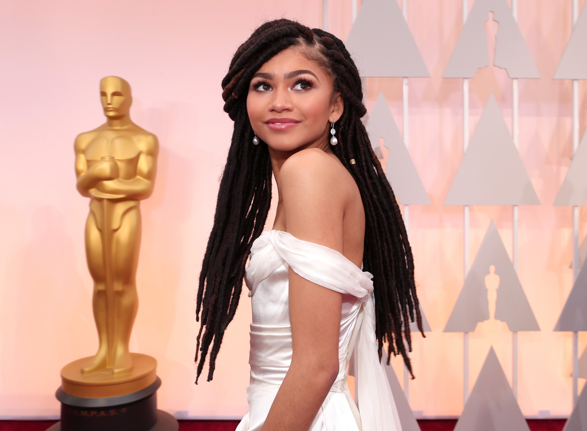 Зендая на кинопремии «Оскар» в 2015 году. Фото: Getty Images