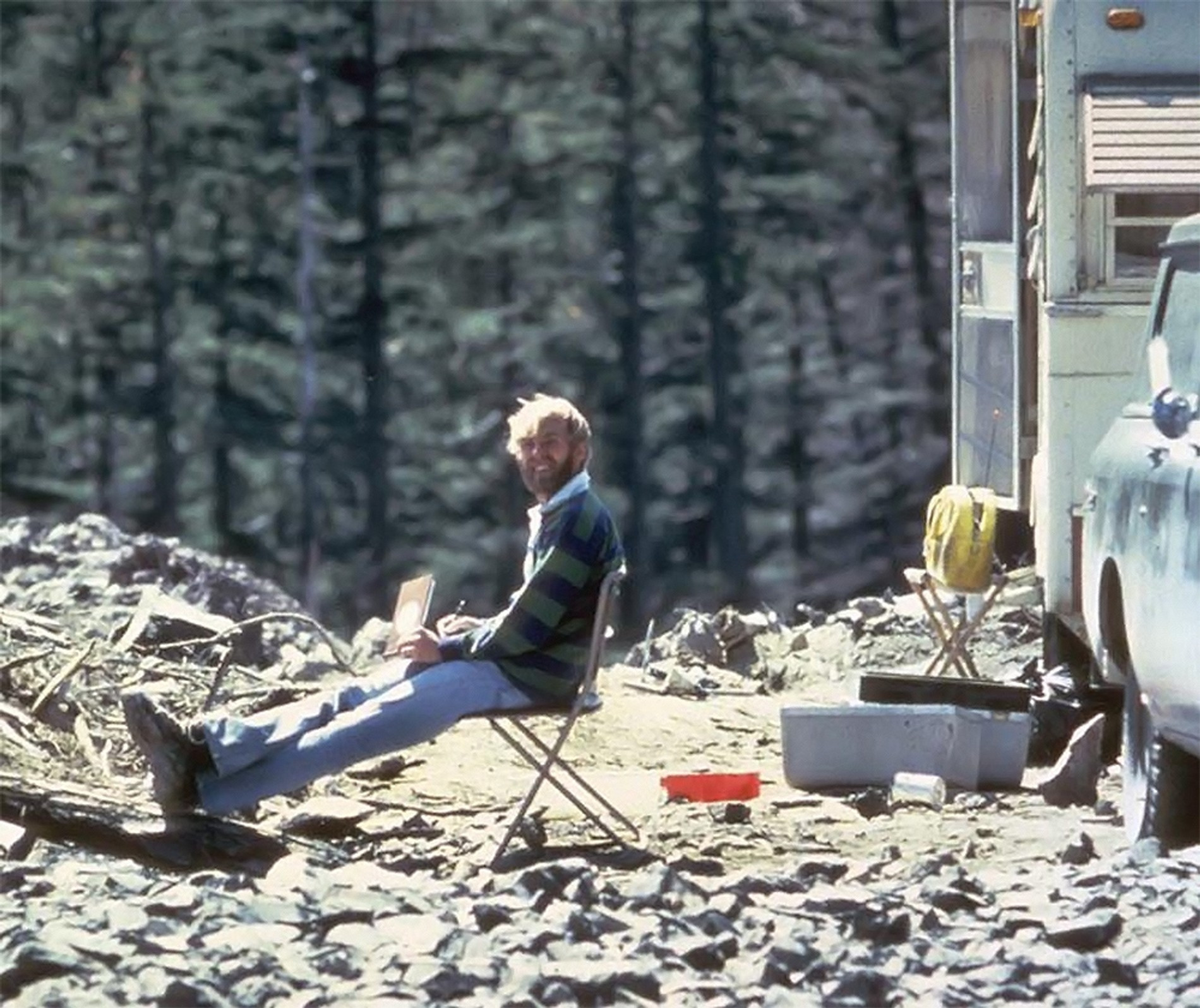 Последнее фото вулканолога Дэвида Джонсона
Источник: архив автора