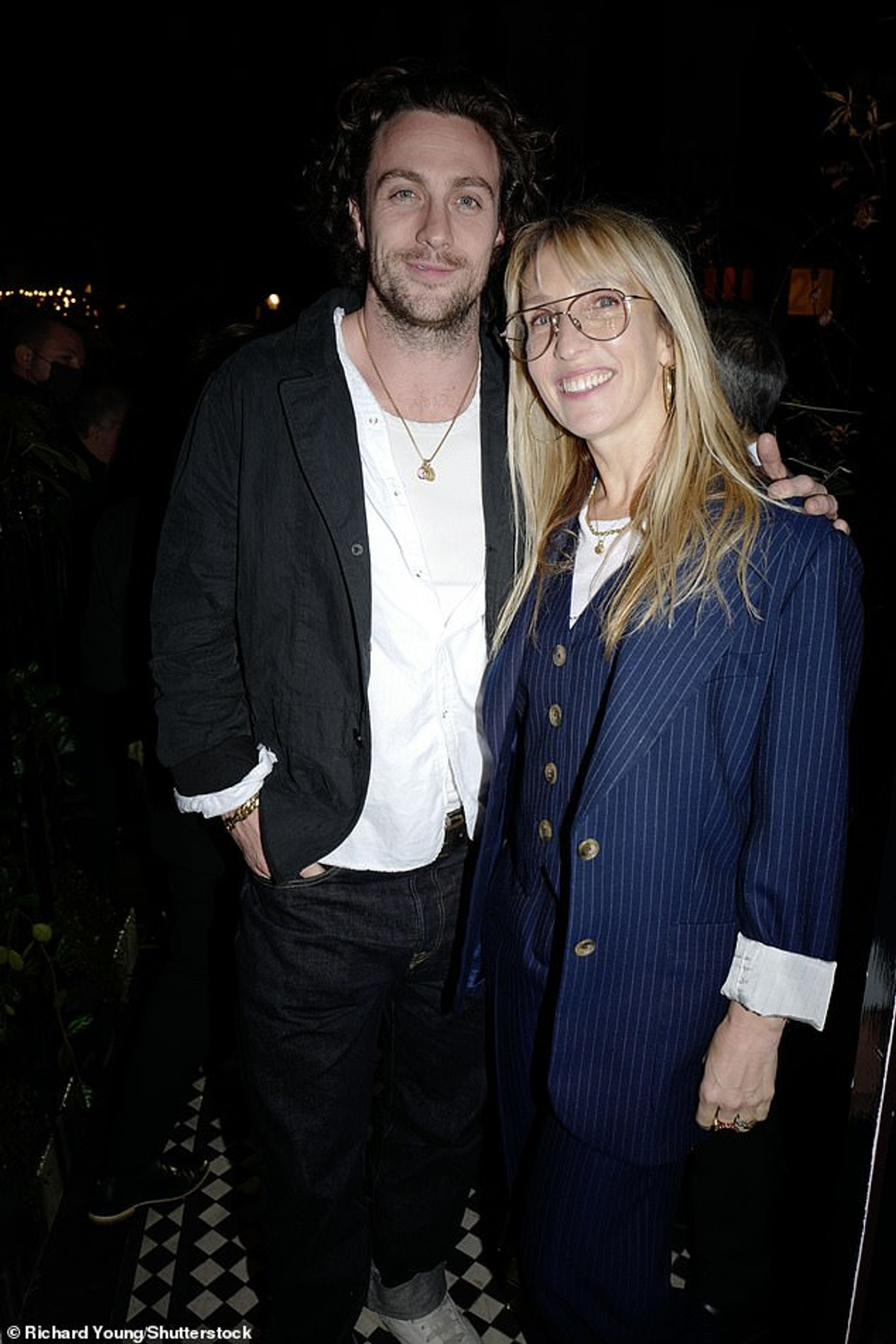 Актер со своей женой Сэм Тейлор-Вуд
Фото: Shutterstock