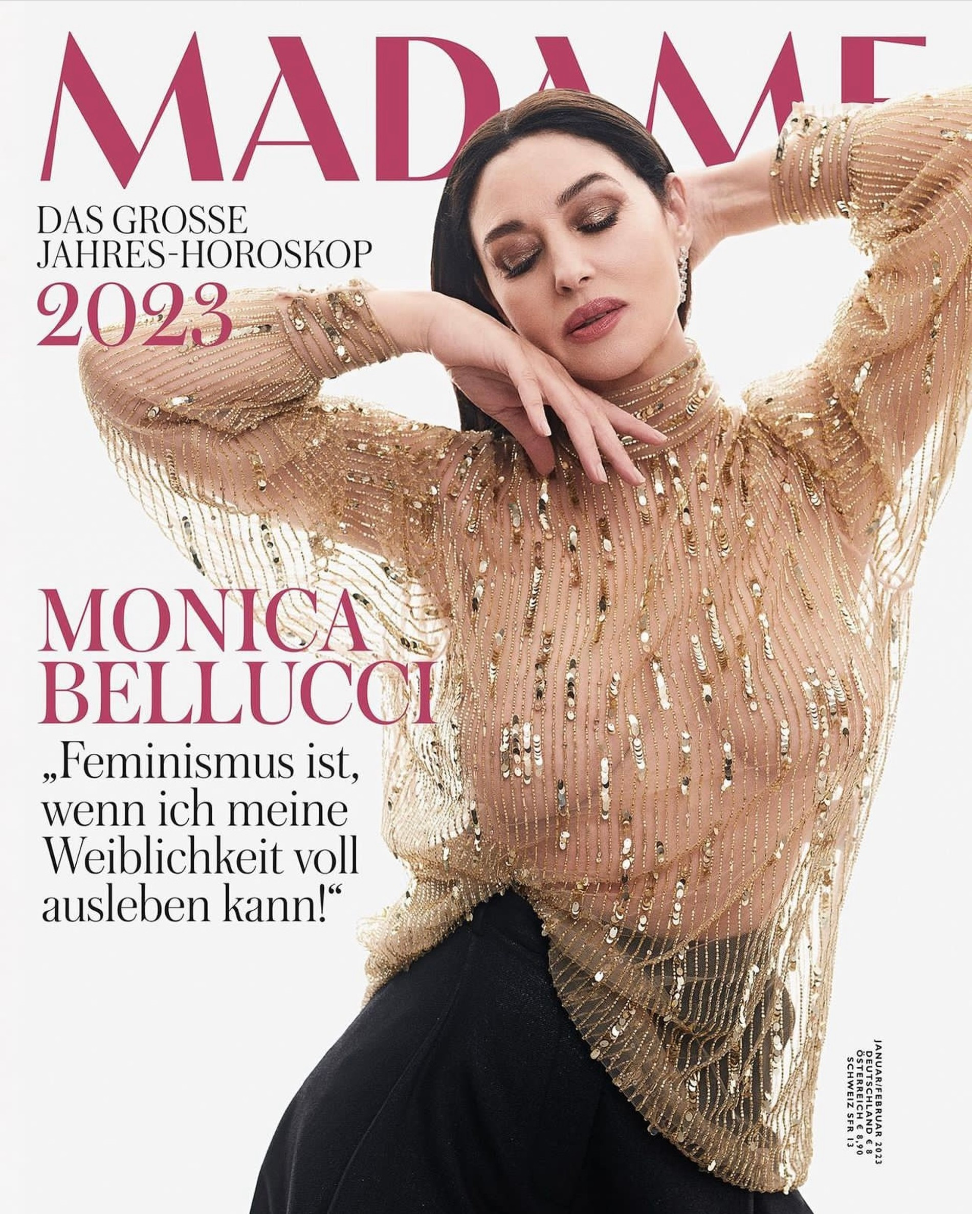 Моника Беллуччи на обложке журнала Madame
Фото: Инстаграм (запрещен в РФ)