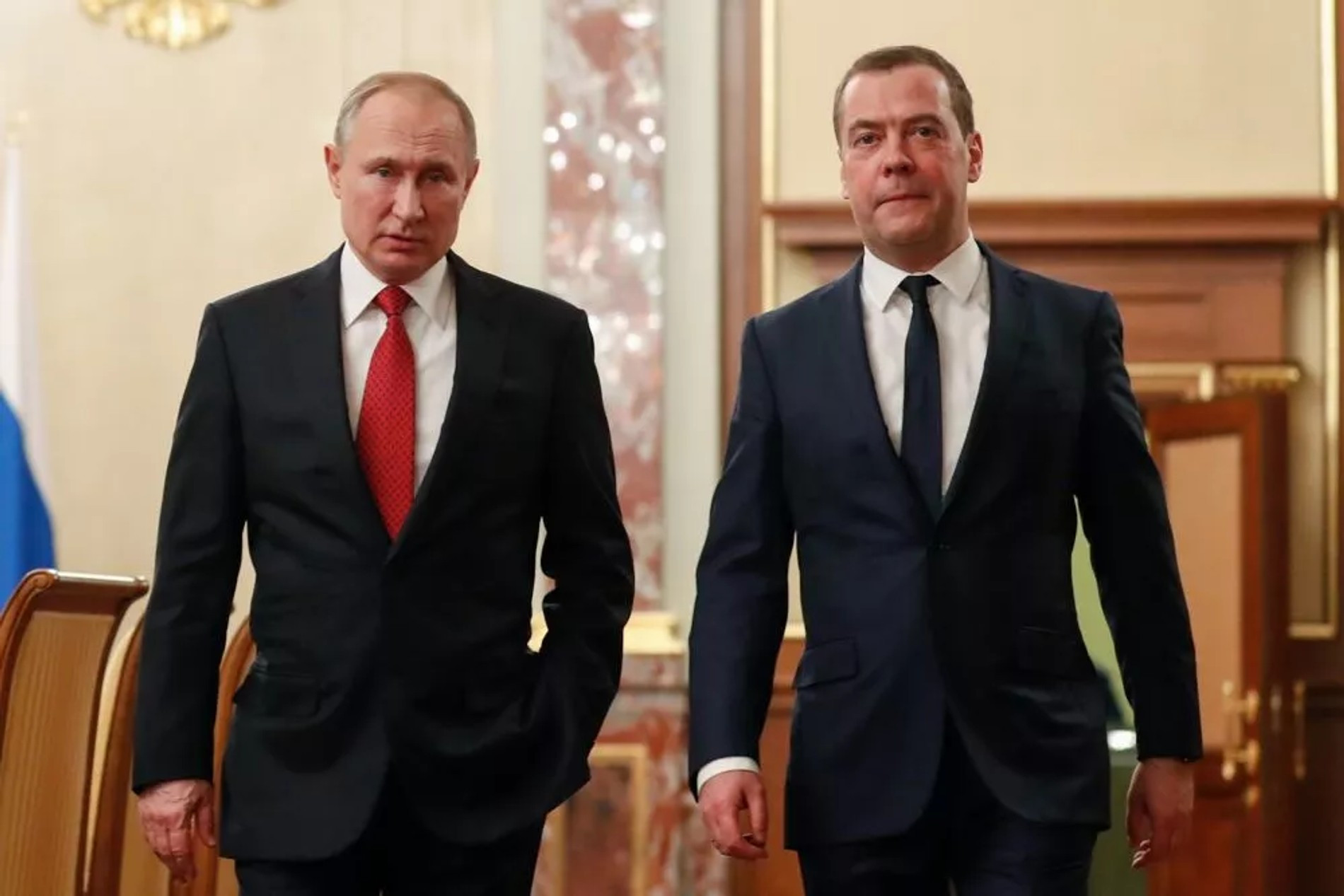 Владимир Путин и Дмитрий Медведев
Фото: РИА «Новости»