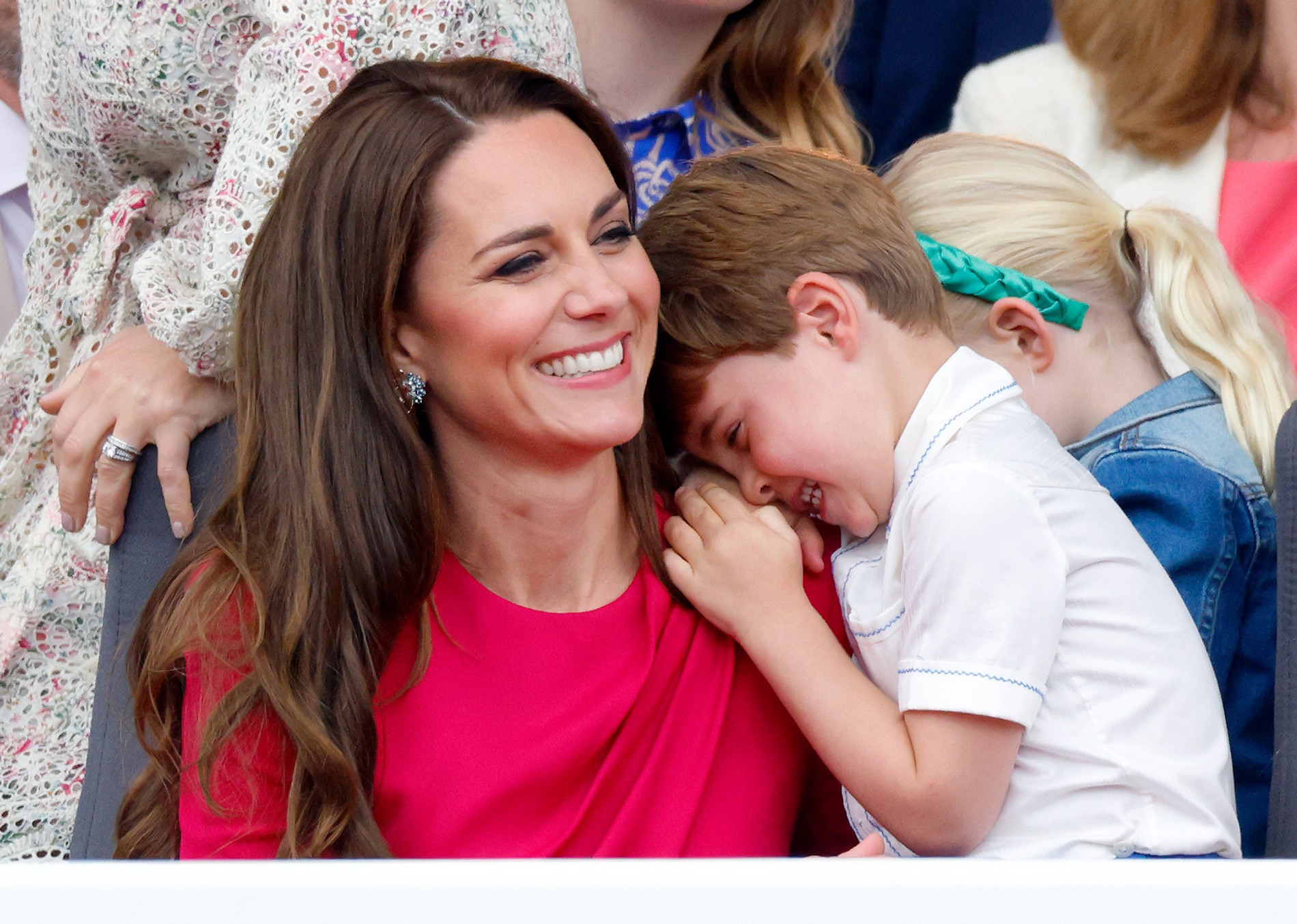 Принц Уильям и ее сын Луи
Фото: Getty Images
