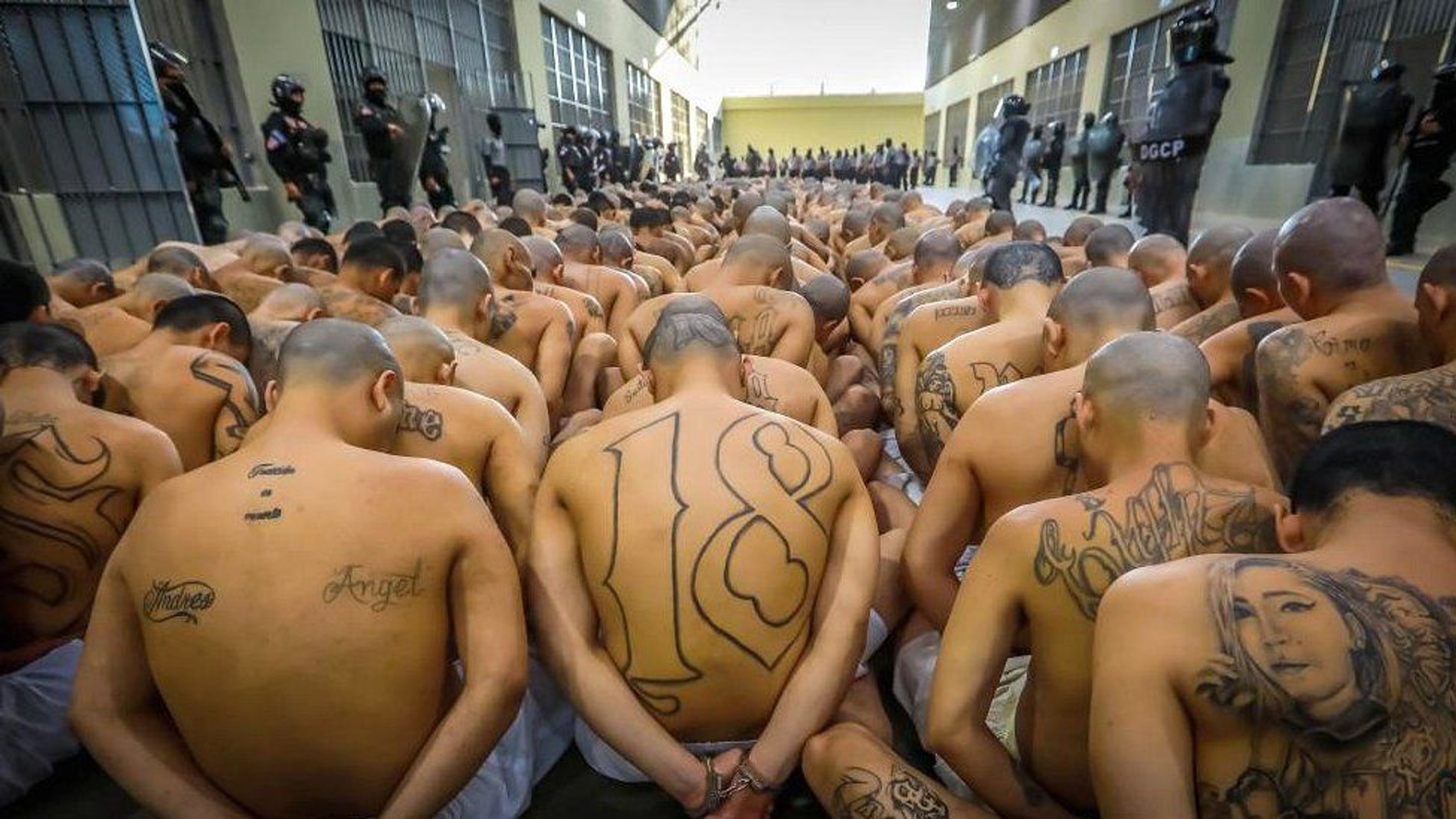 Первые заключенные в новой тюрьме 
Фото: Daily Mail