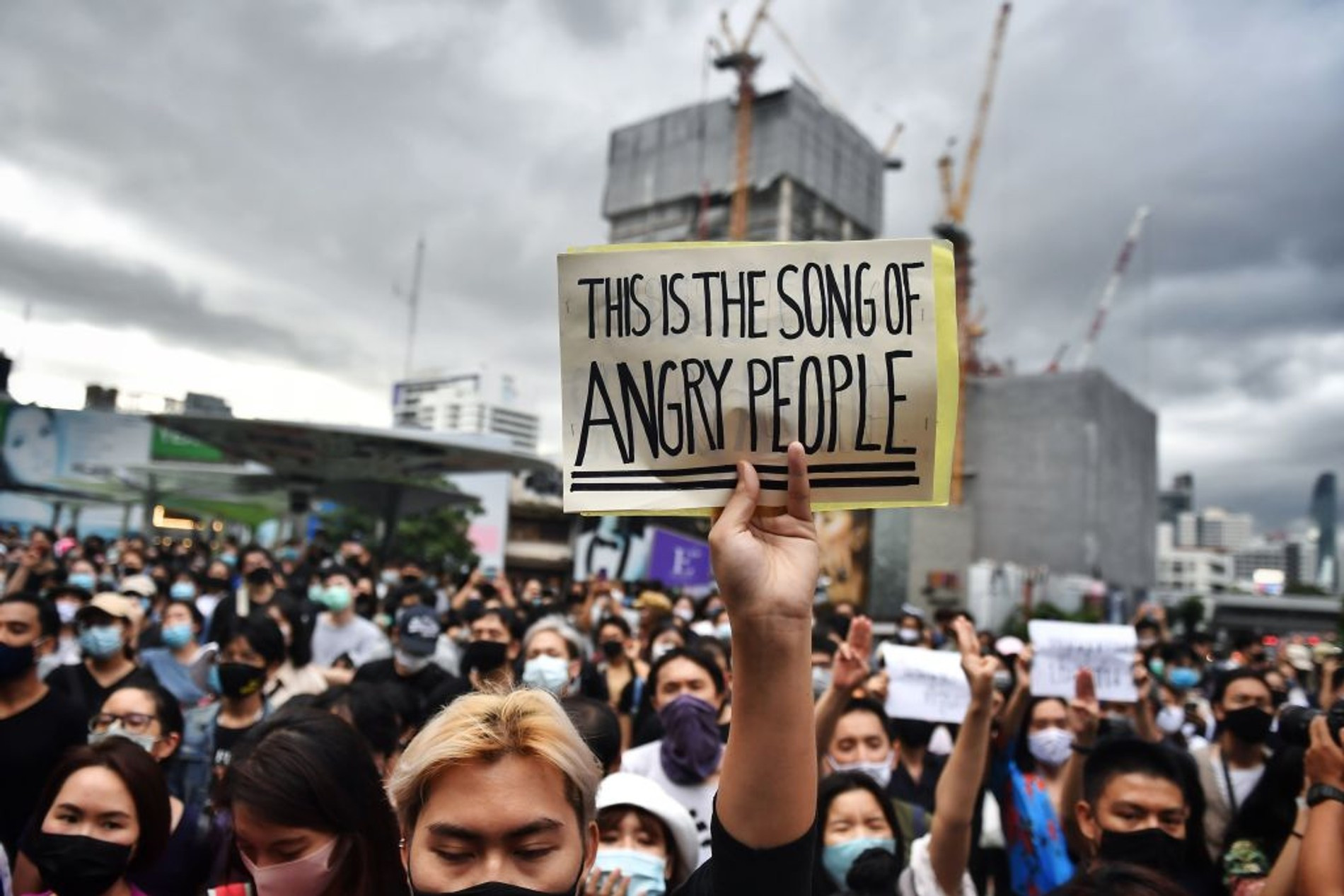 Протесты в Таиланде в 2020 году. Источник: Getty Images