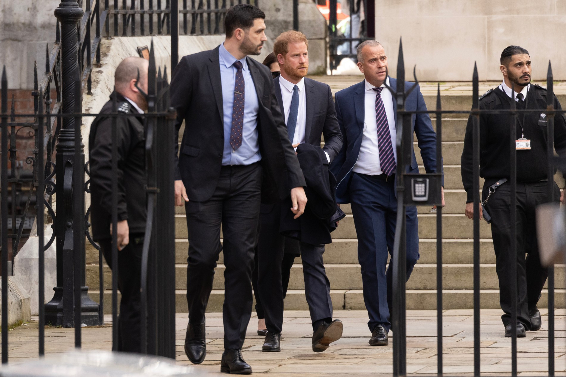 Принц Гарри приехал в суд в Лондоне
Фото: Getty Images
