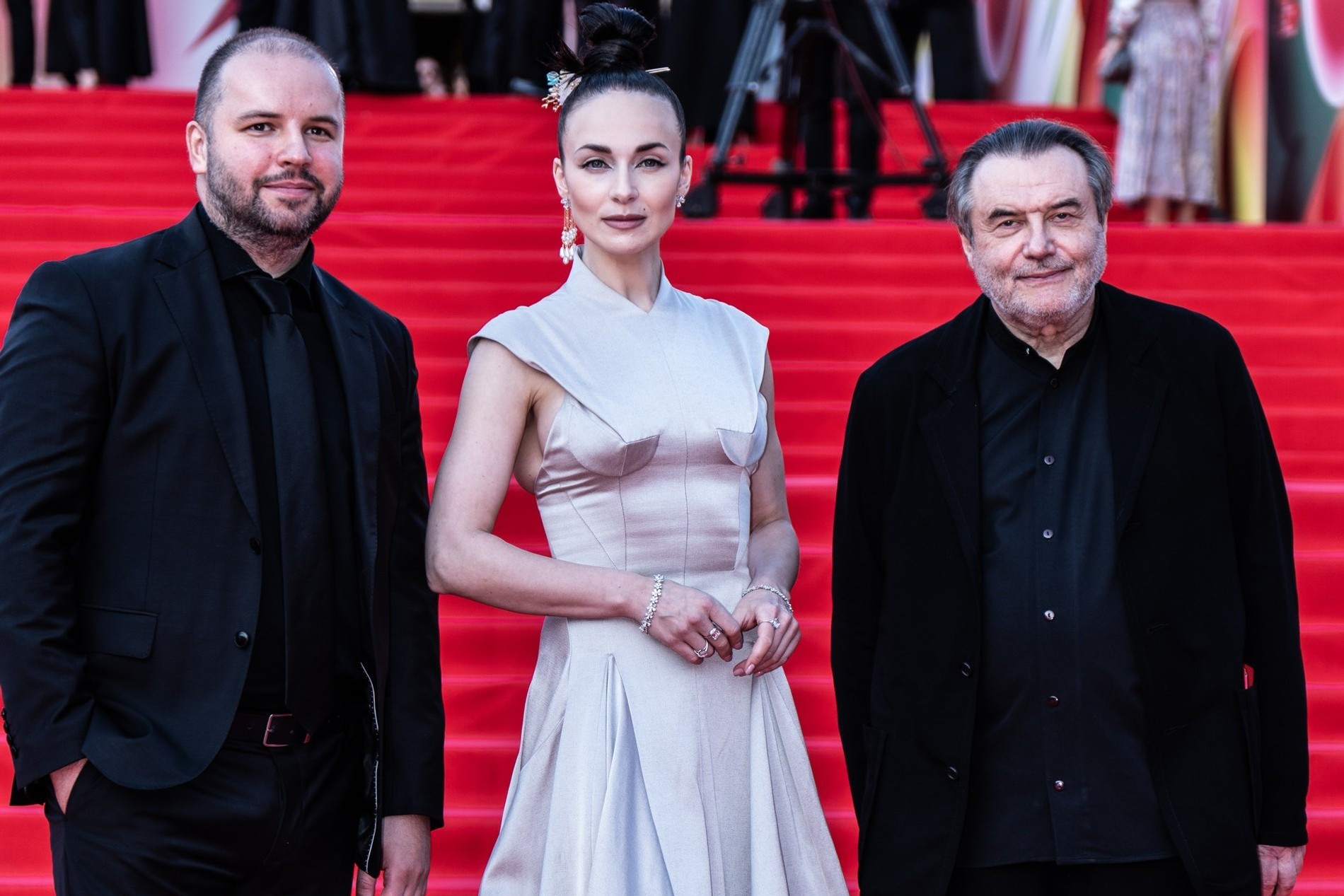 Андрей Золотарев, Анна Снаткина, Алексей Учитель. Фото: Super.ru / Полина Егорова 