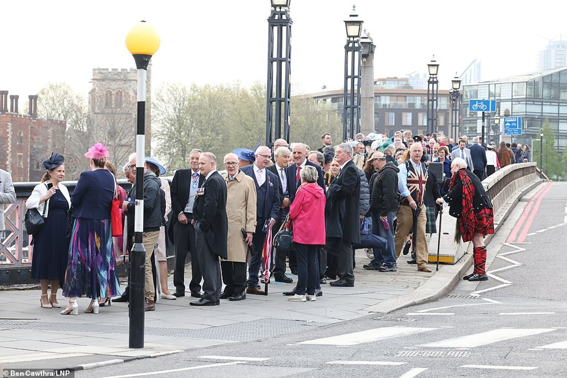 Очередь из гостей службы в Вестминстерском аббатстве растянулась на 1,6 км
Фото: Daily Mail