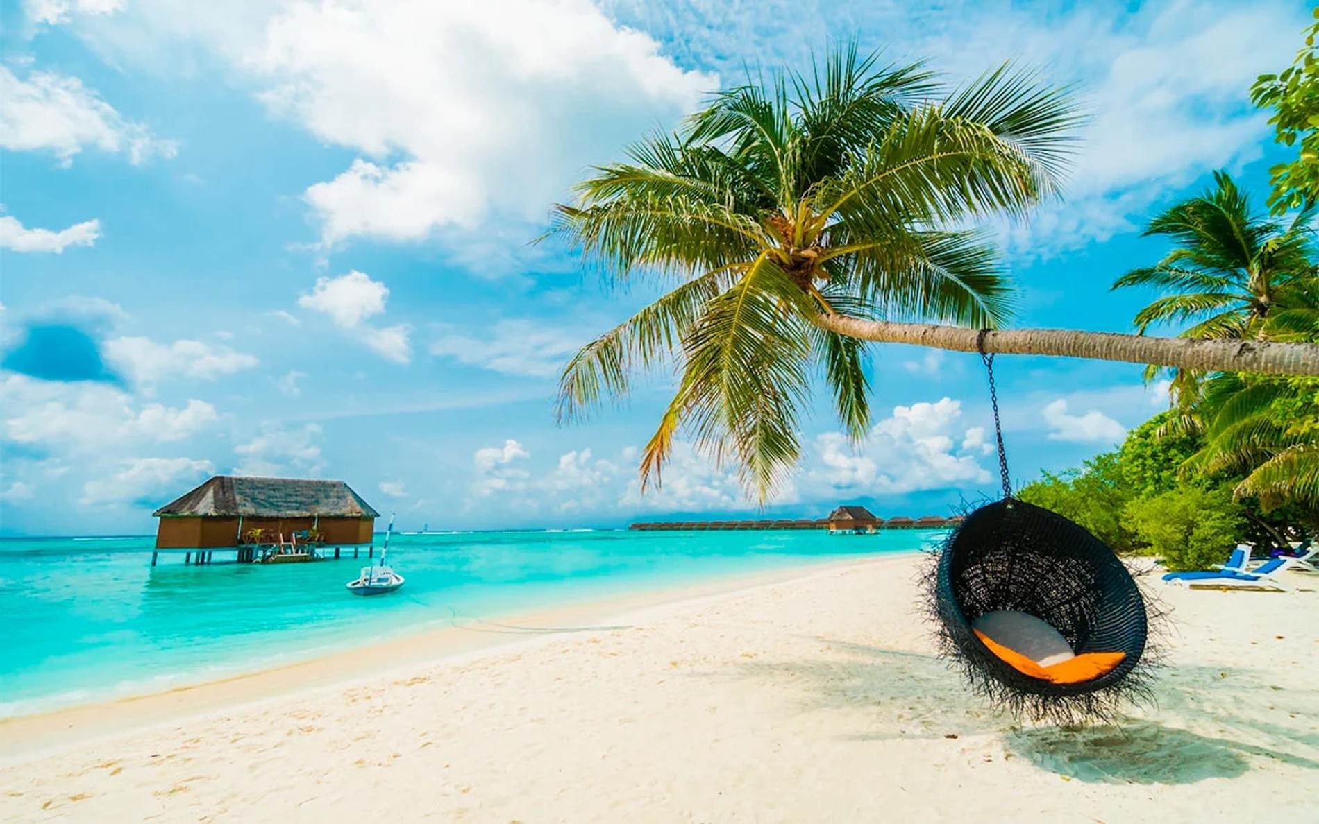 Пляж на Мальдивах
Фото: Pinterest