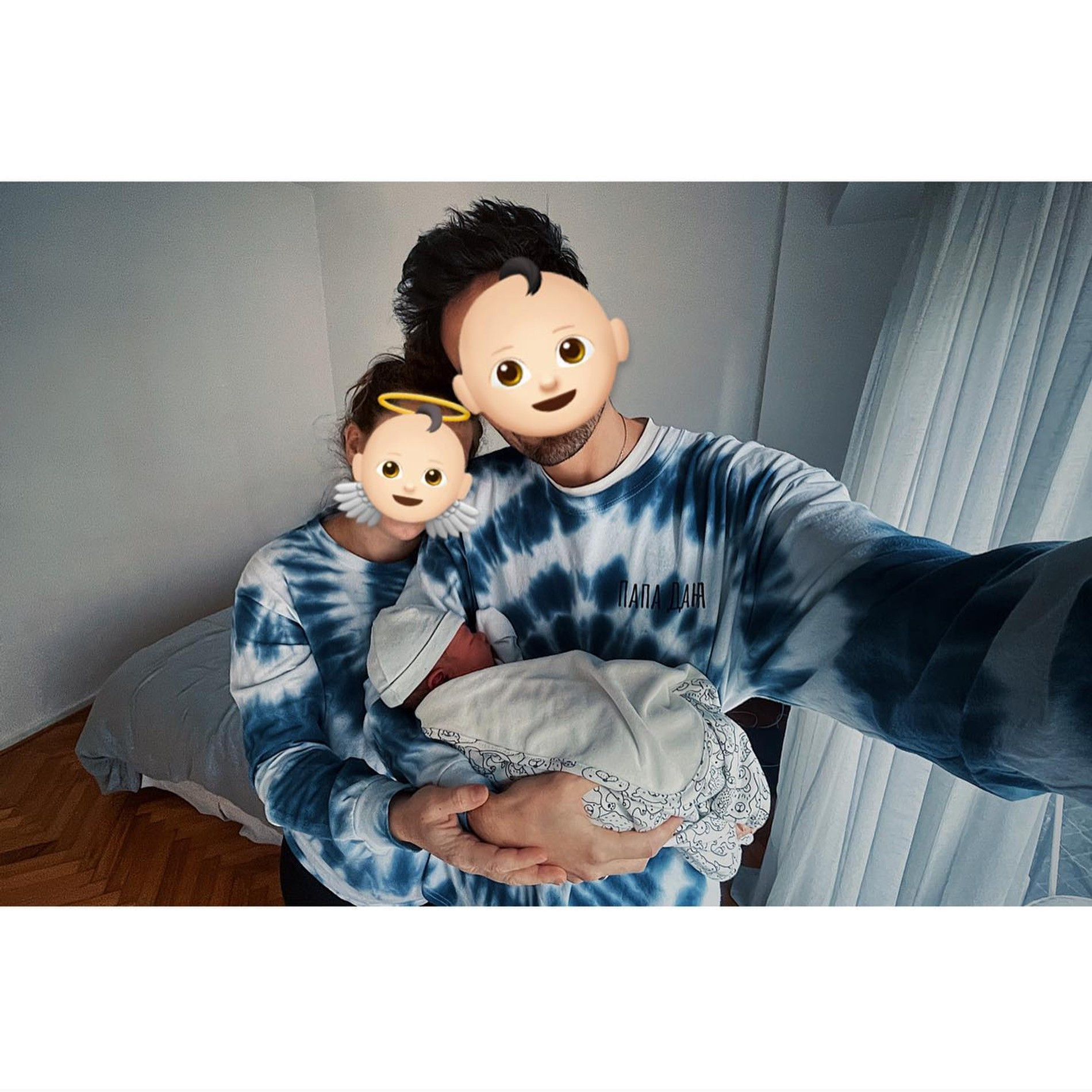 Варвара Шмыкова и Даниил Радлов с их новорожденным сыном
Фото: Инстаграм (запрещен в РФ) @dradlov