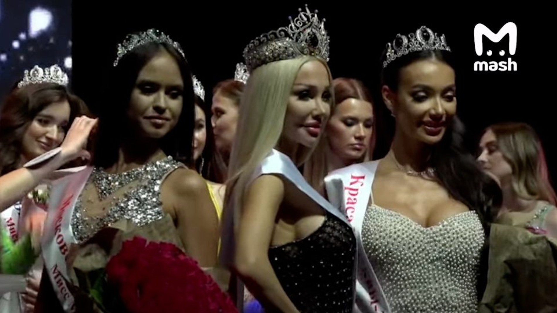 Ангелина Бреженская и ее соперницы на конкурсе «Мисс Москва — 2023»
Фото: Telegram-канал Mash