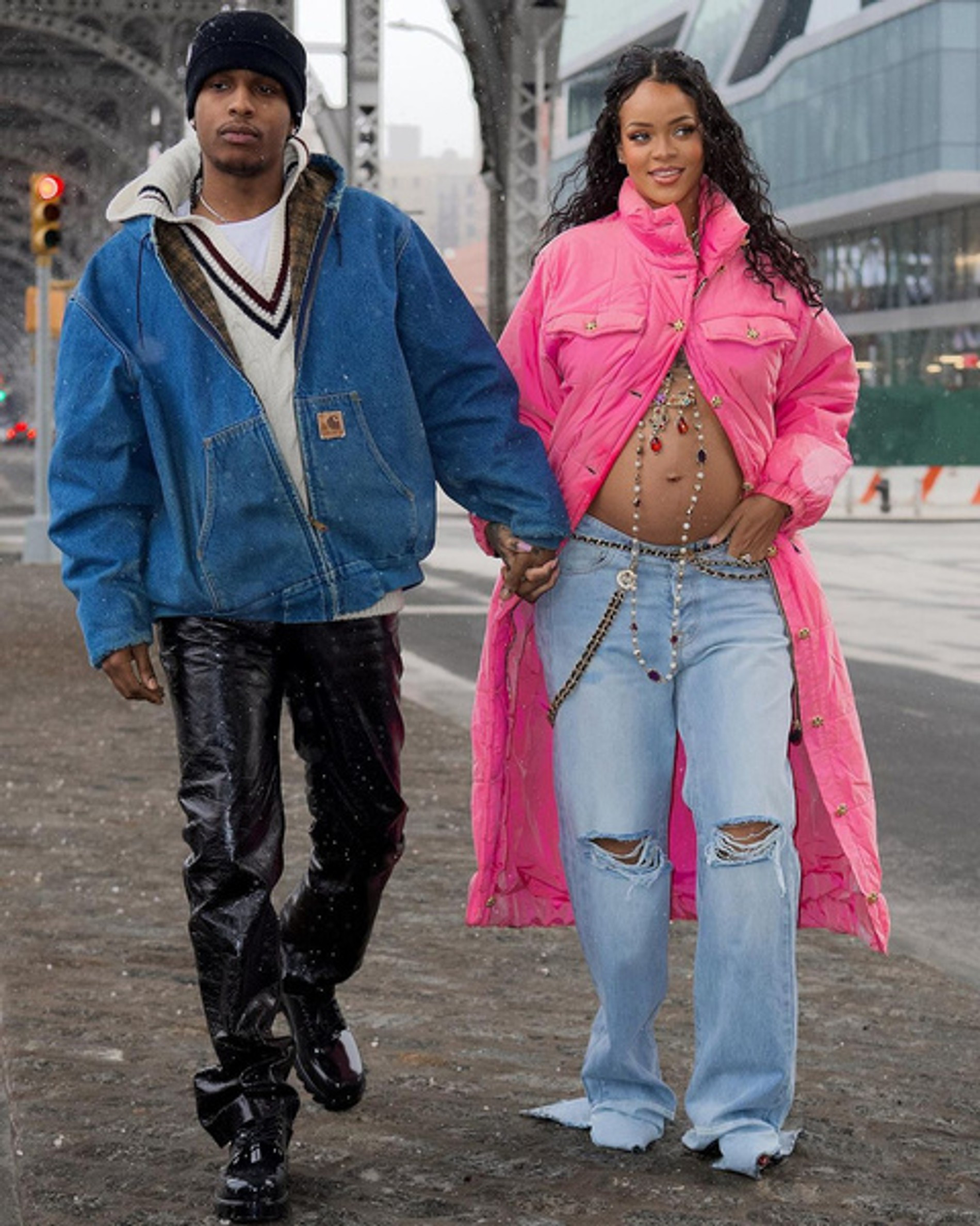 A$AP Rocky и Рианна. Фото: Инстаграм (запрещен в РФ) @diggzy