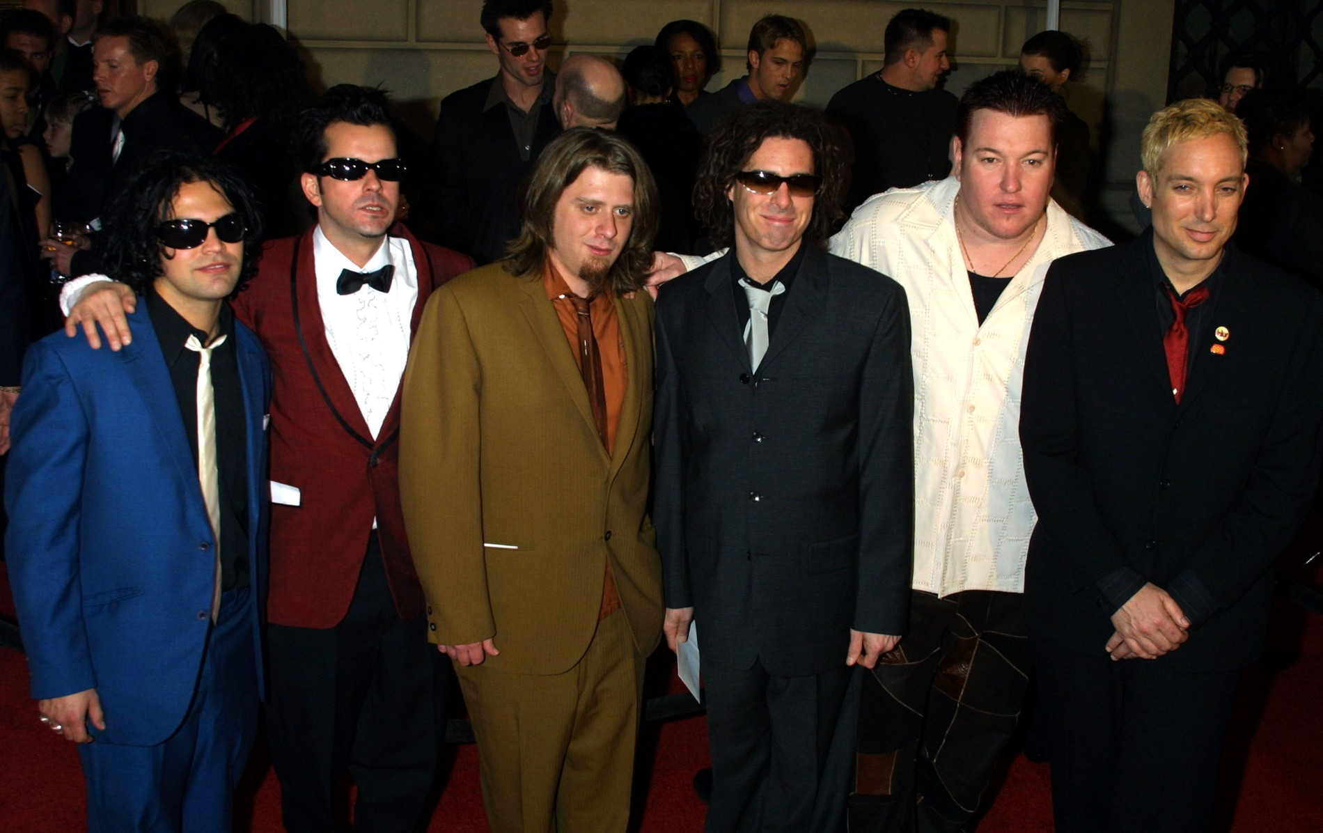 Группа Smash Mouth (Стивен Харвелл — второй справа). Фото: Getty Images