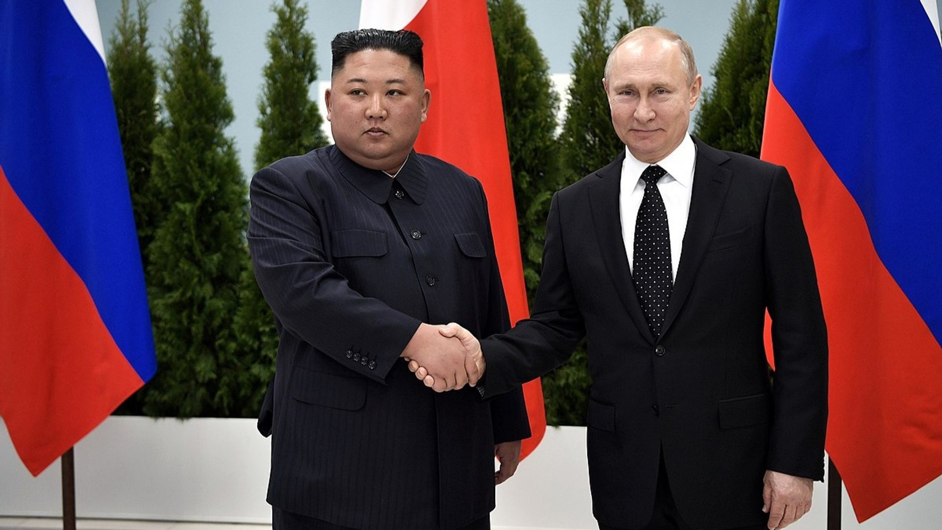 Владимир Путин и Ким Чен Ын. Фото: Пресс-служба Кремля