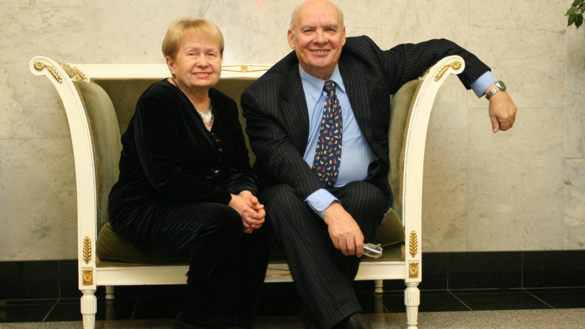Николай Добронравов с супругой Александрой Пахмутовой Фото: Legion Media