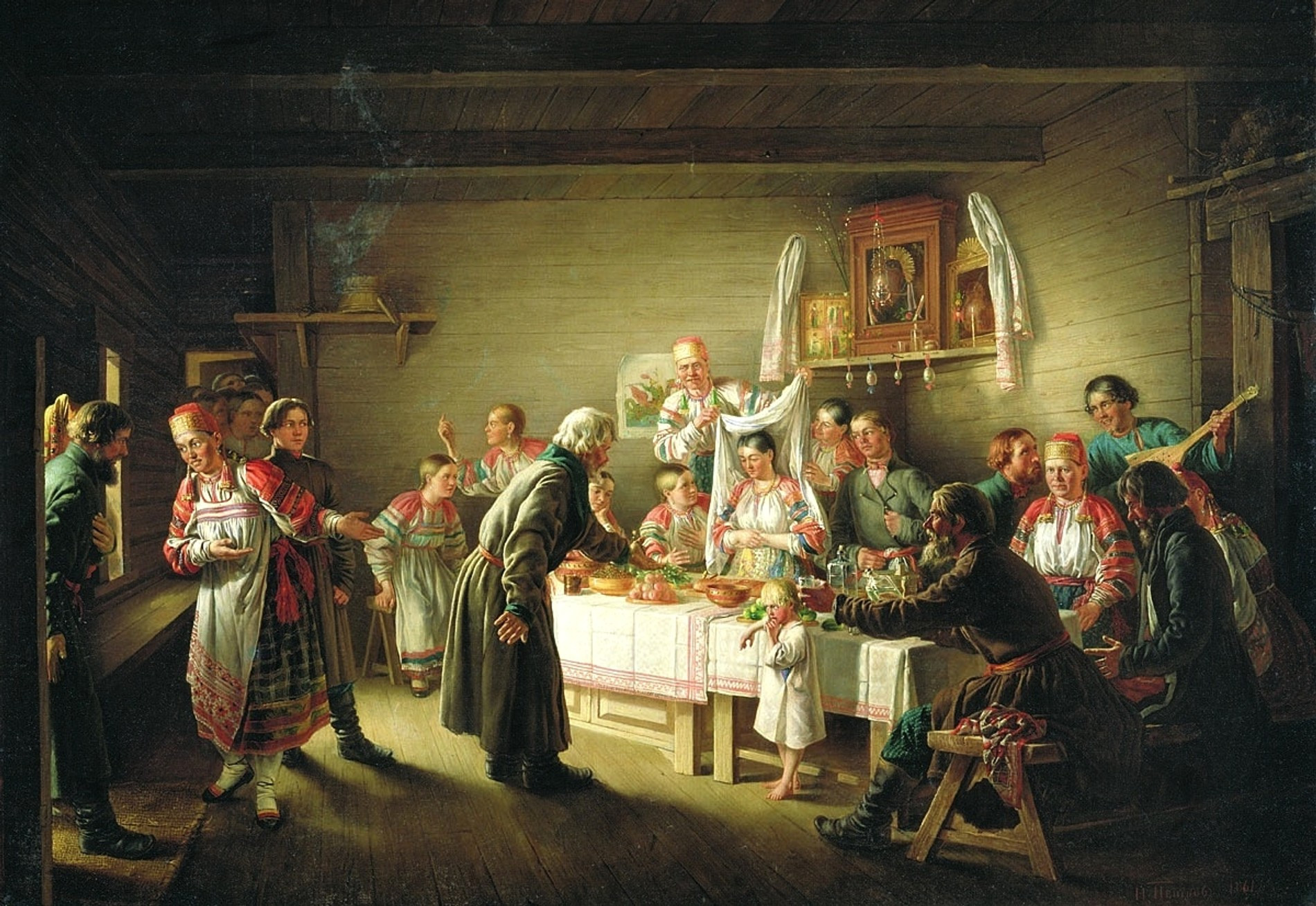 Николай Петров. «Смотрины невесты» (1861)