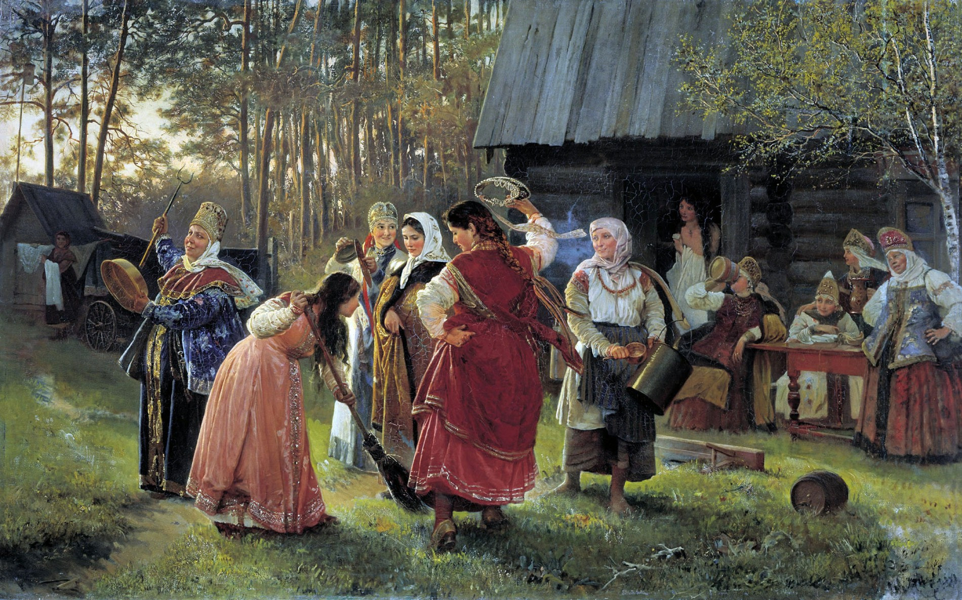 Алексей Корзухин. «Девичник» (1889)