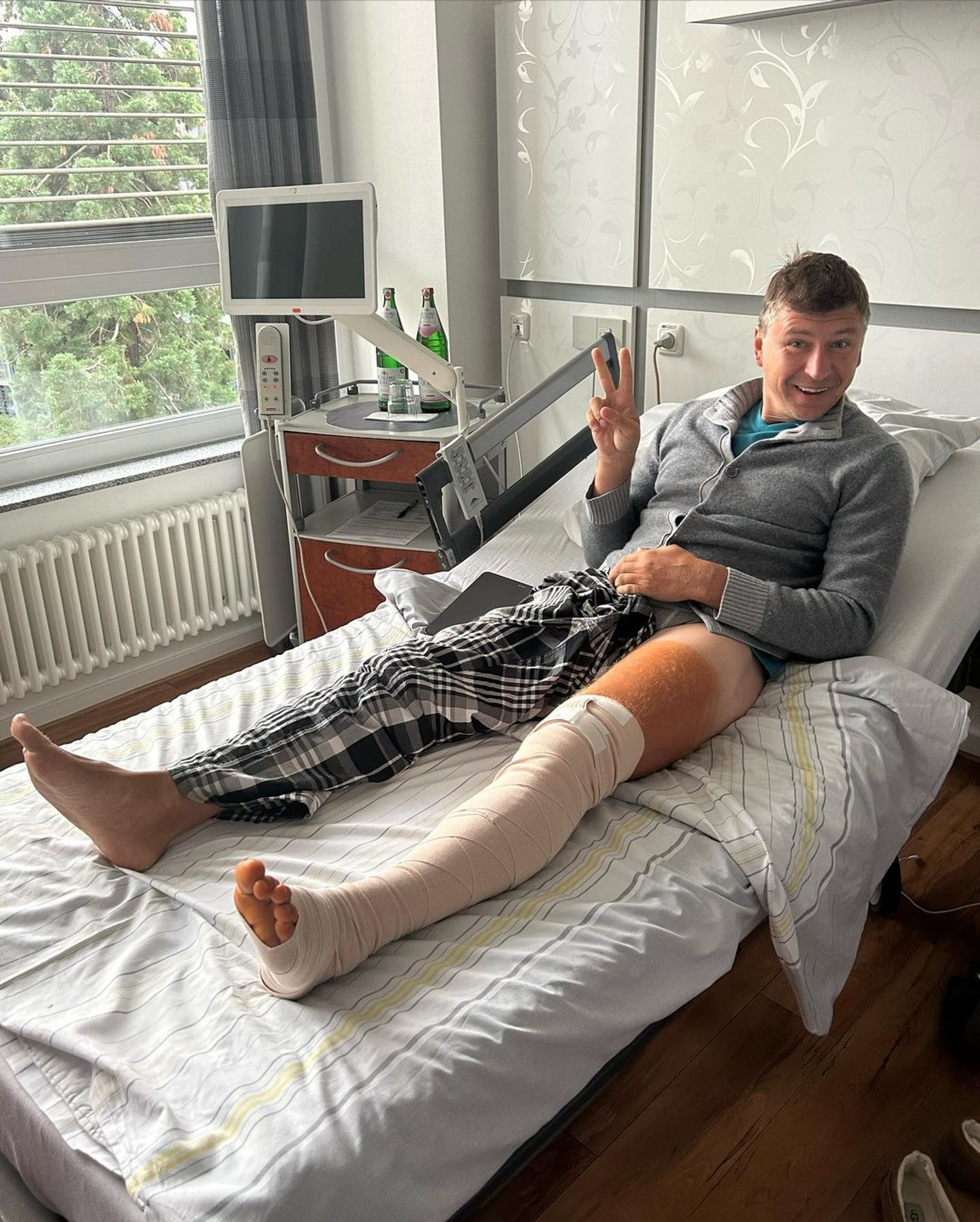 Алексей Ягудин после операции. Фото: Инстаграм* @alexei.yagudin