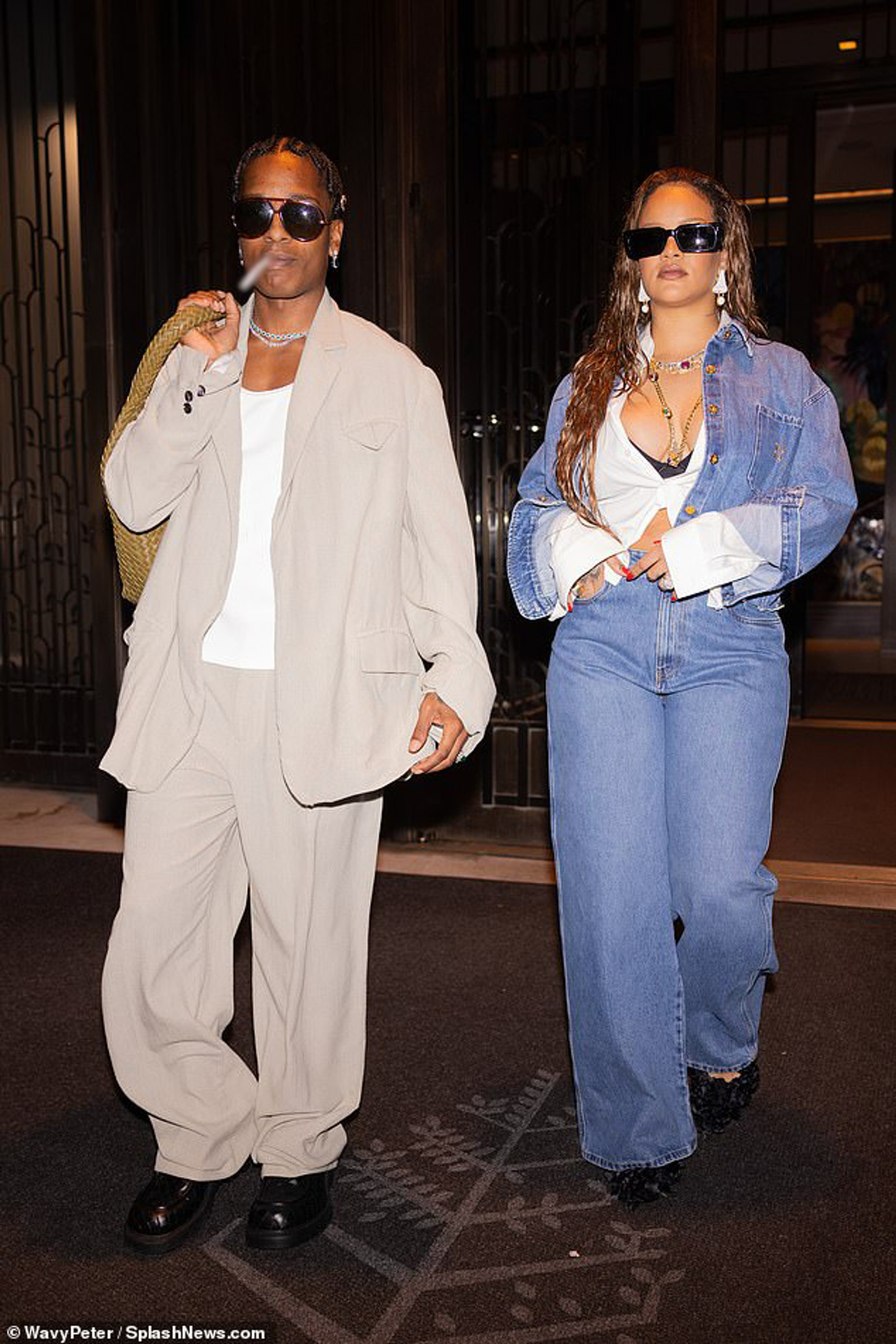 Рианна и A$AP Rocky на свидании. Фото: BackGrid