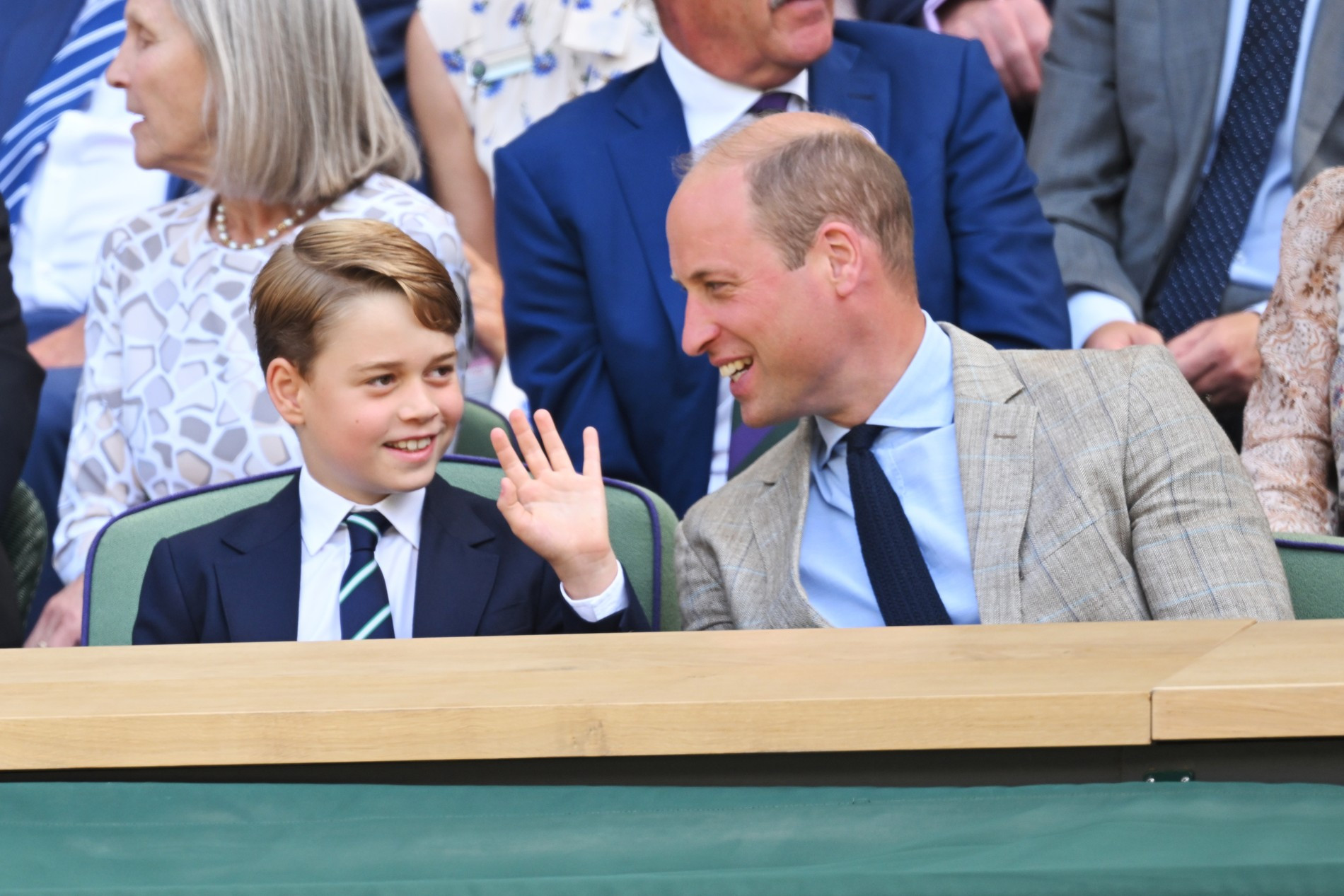 Принц Уильям с сыном Джорджем. Фото: Getty Images