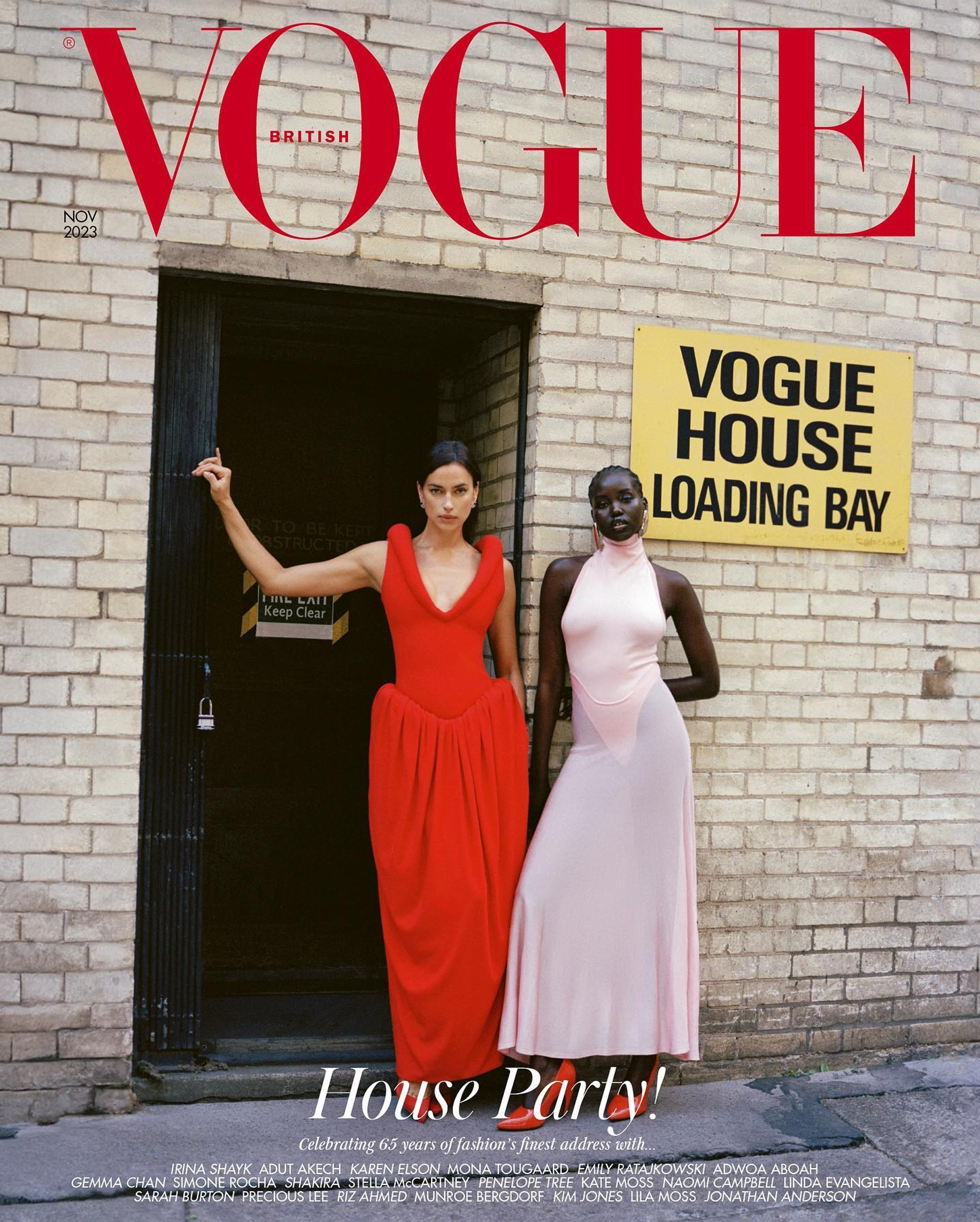 Ирина Шейк и Адут Акеч на обложке британского Vogue. Фото: Инстаграм* @irinashayk
